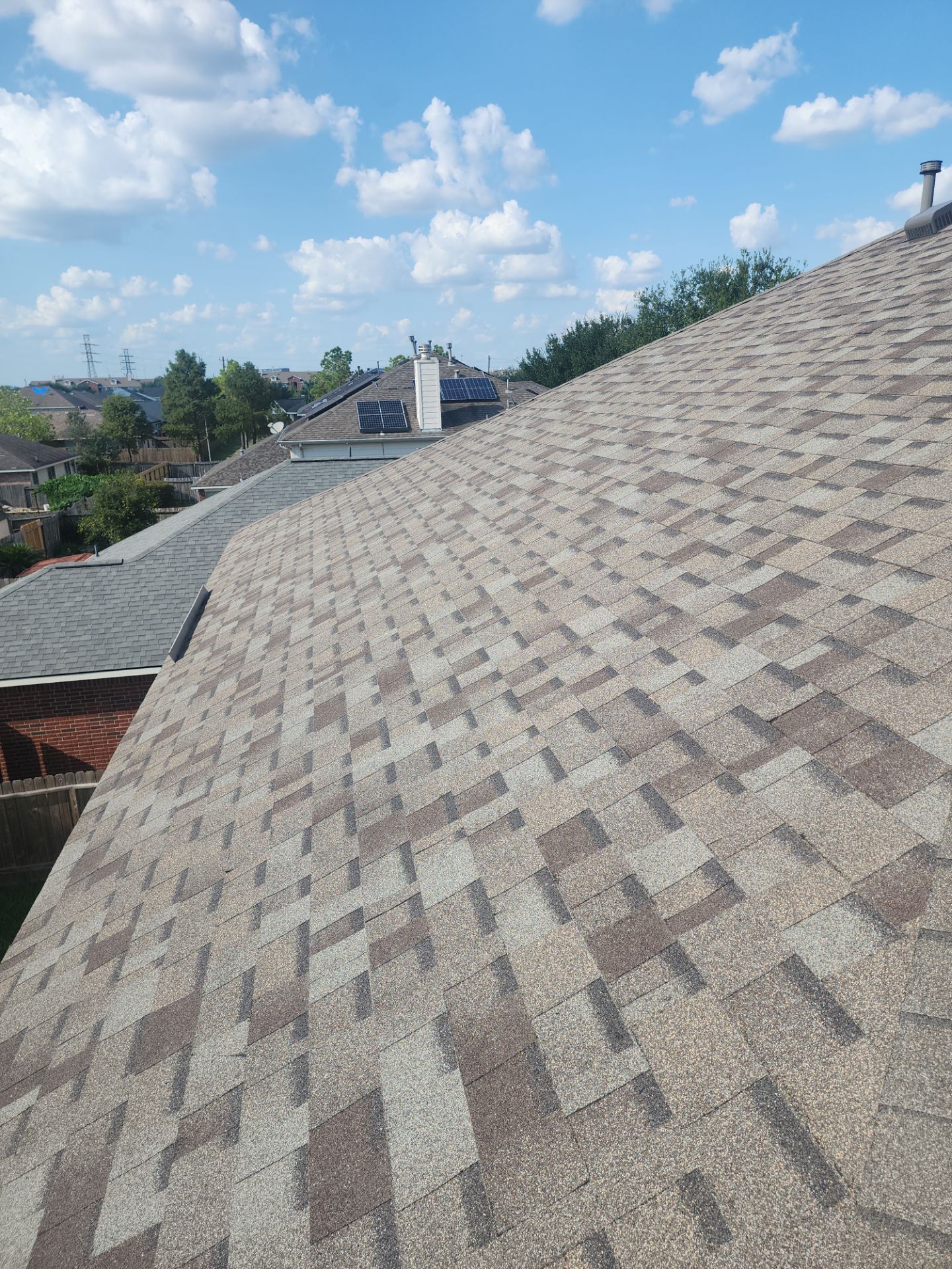 Residential Roofing Installation using Owen's Corning Duration (Lifetime) Shingles by Roof Repair Company