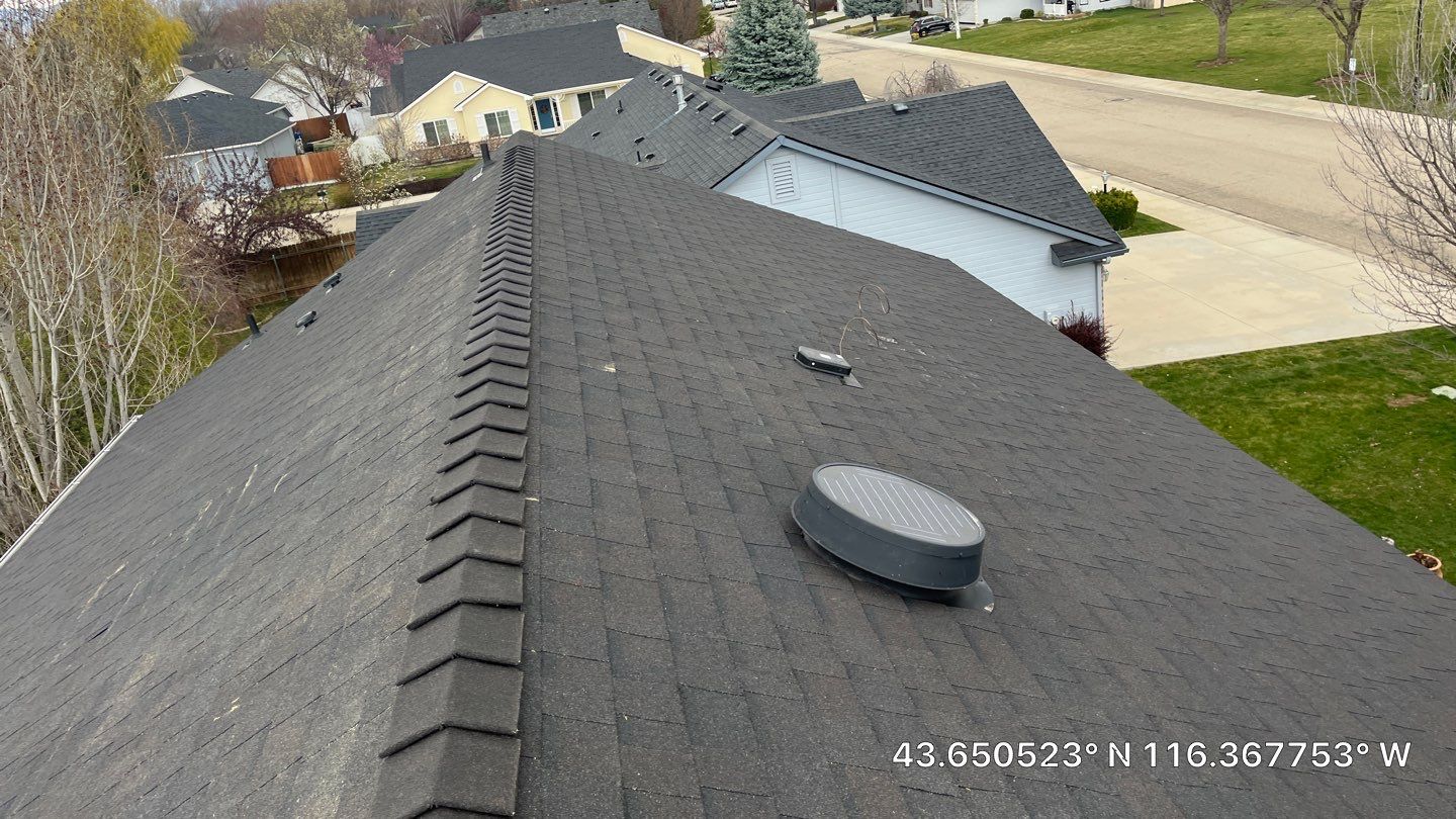 Meridian ID Residential Roofing Installation using Owens Corning by ID Roofing LLC