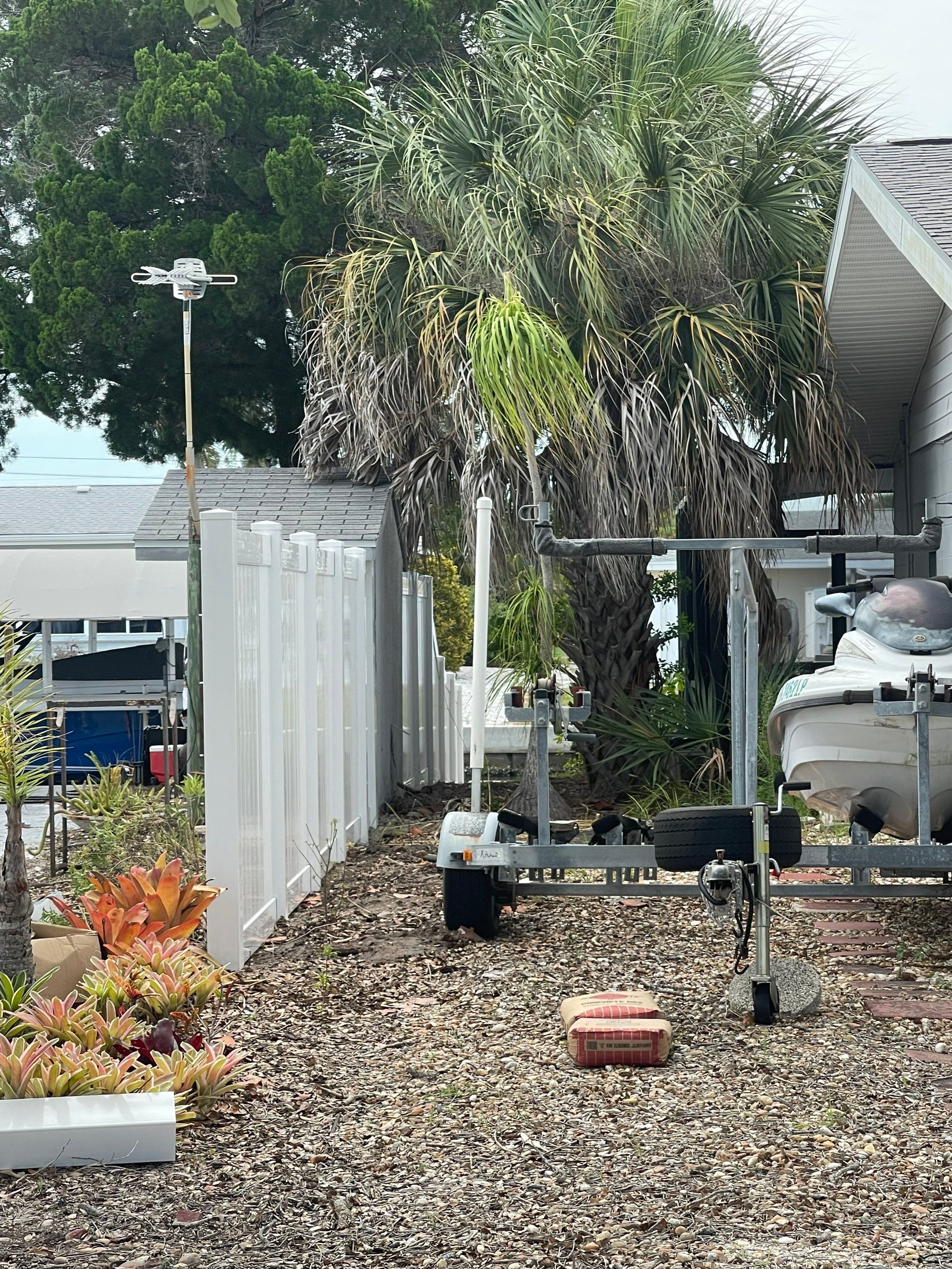 Bradenton, FL 6 ft. Tall White Vinyl Privacy Fence by Asap fence and gates, LLC