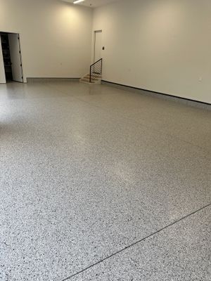 Garage Floor Coating using Coyote