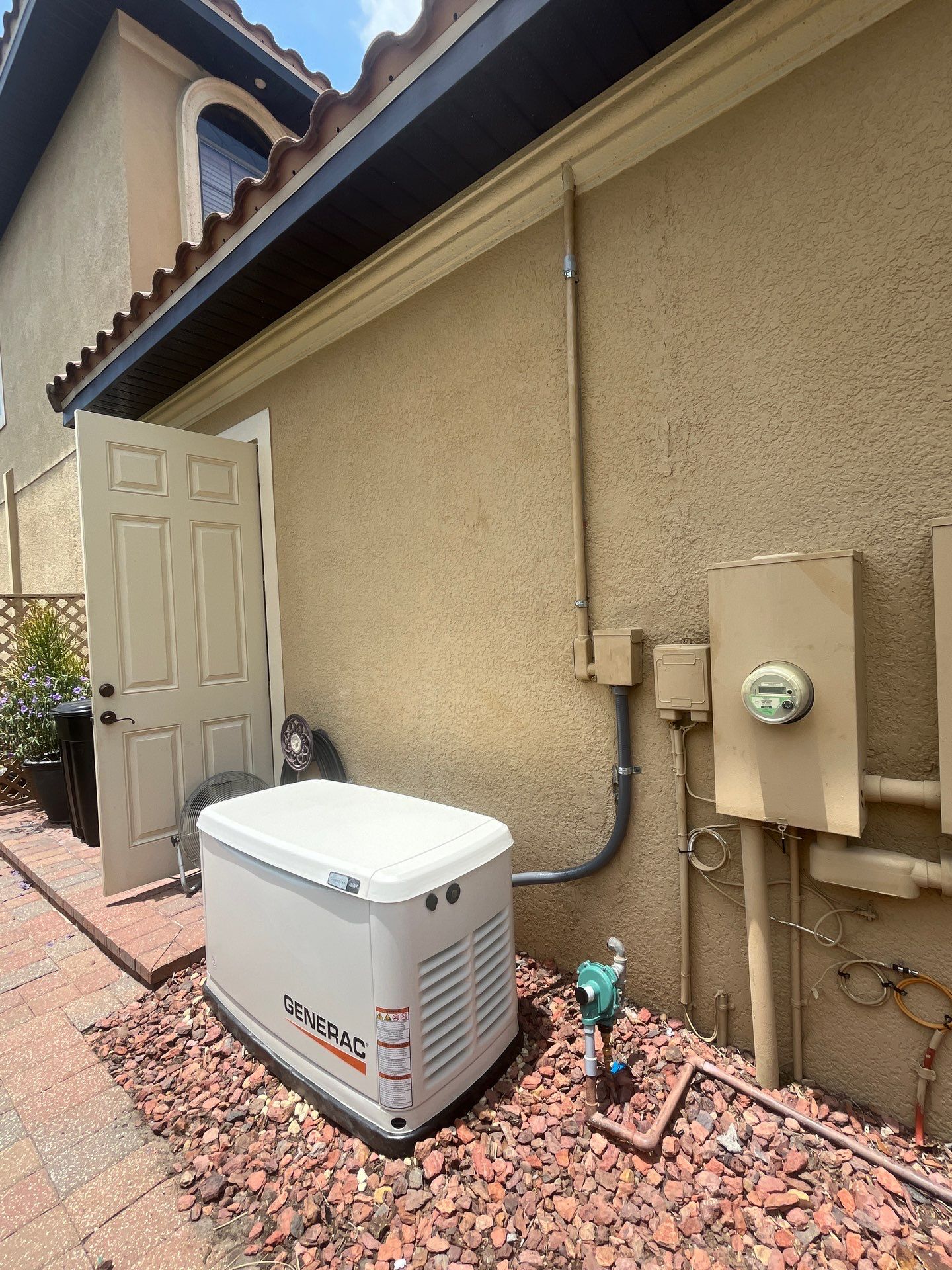 Installation of 18KW Generac Generator in Apopka by Smartron Electric