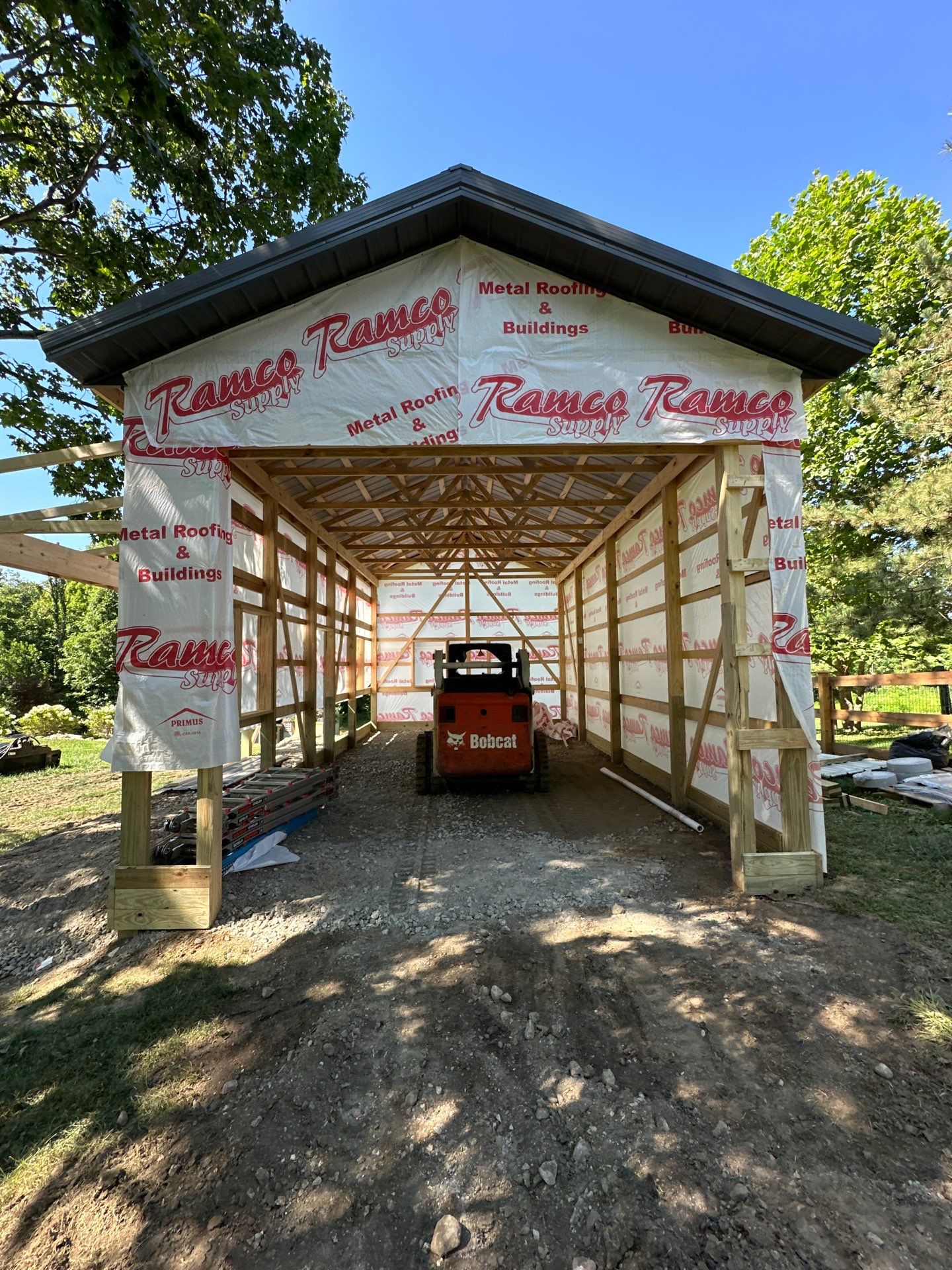 Project in Arlington, IN by The Barn Builders 