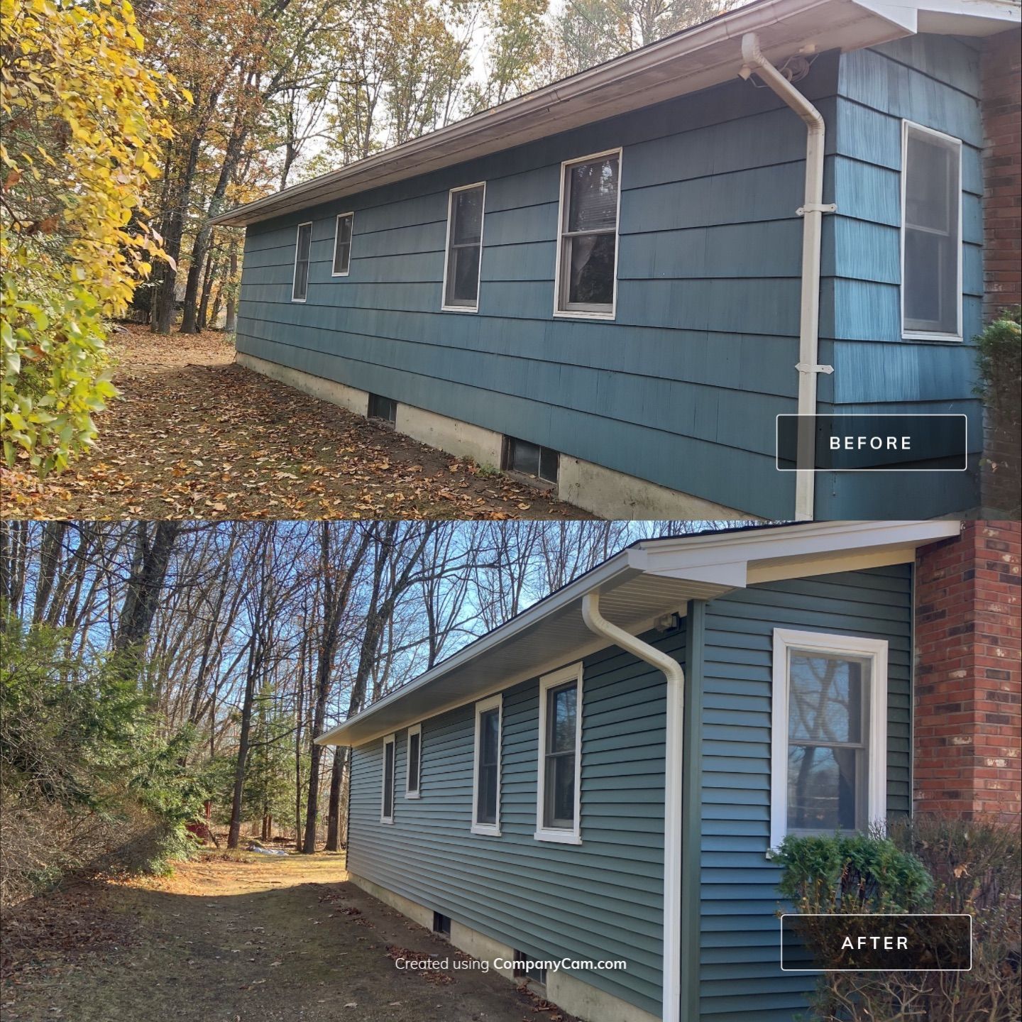 Beautiful siding transformation with Cert. Monogram D/4 x 12'6" Clapboard, Forest by DiGiorgi Roofing and Siding Inc