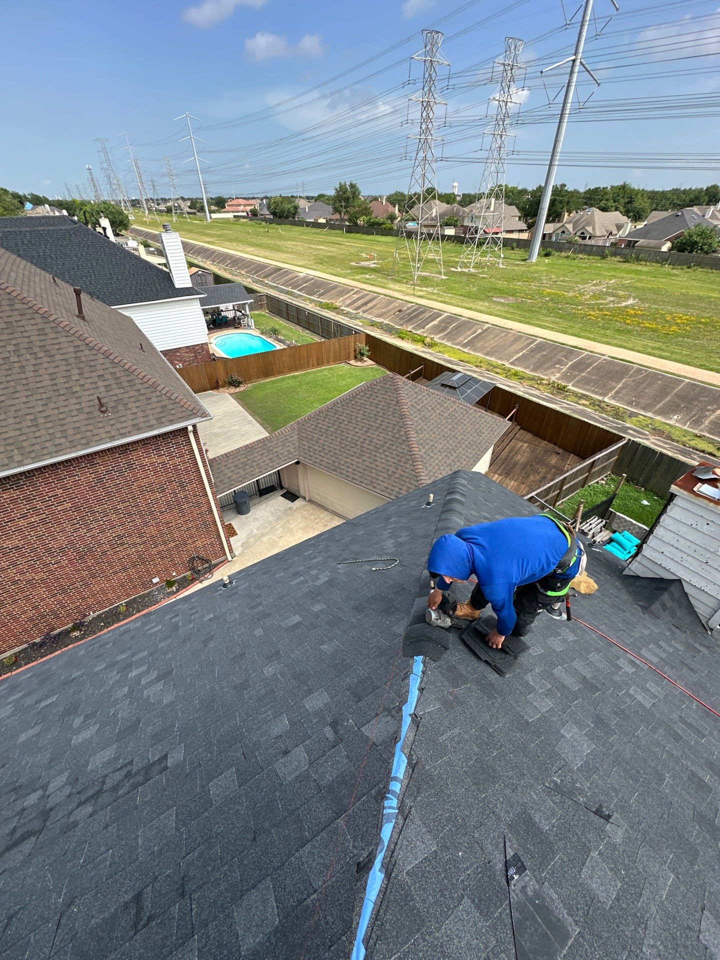 Project in Deer Park by Motion Roofing