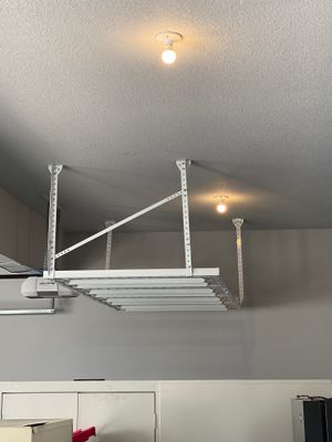 Karen A. adds ceiling rack to garage!
