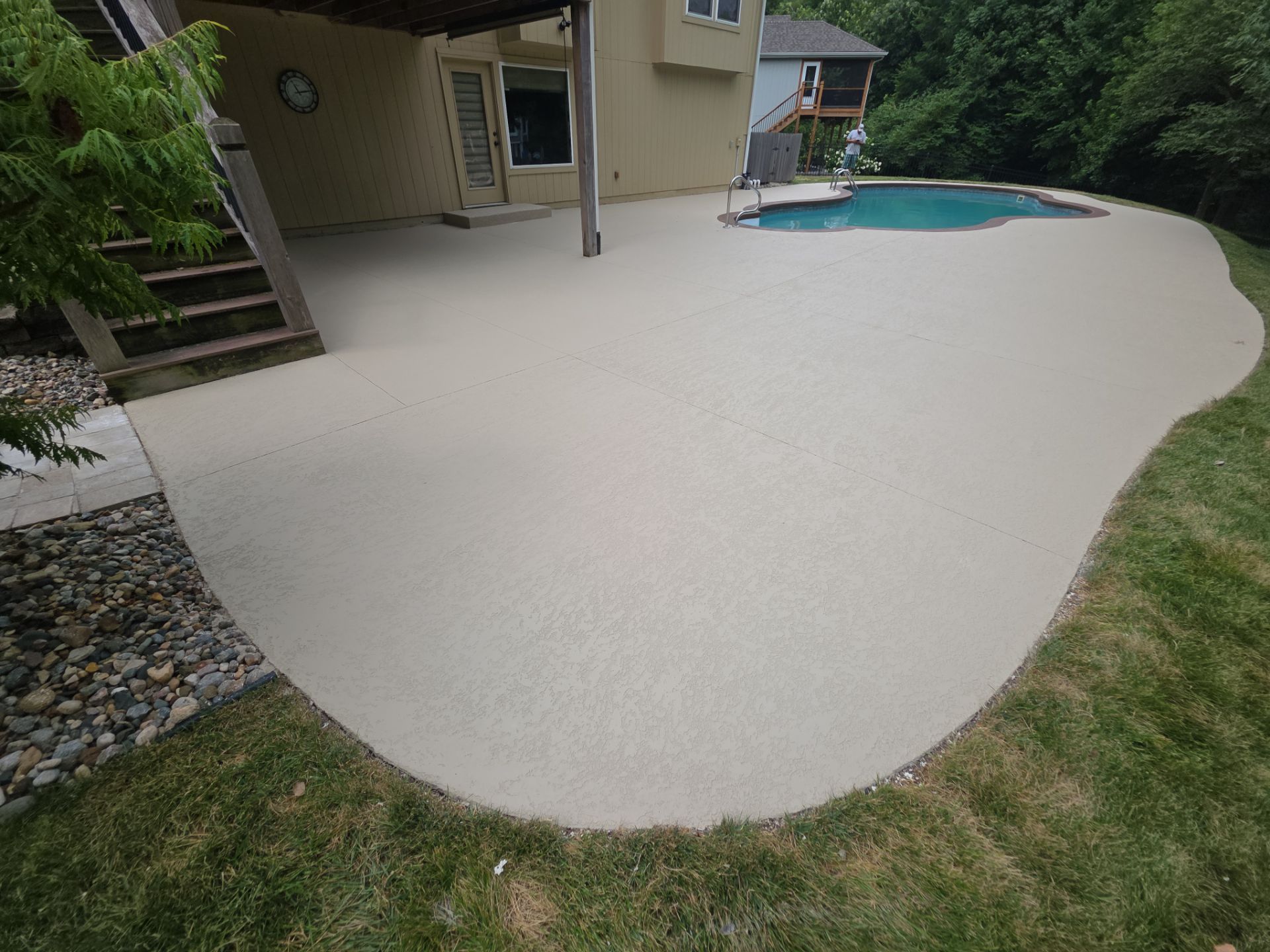 Pool Deck Refresh- Kansas City, MO by Big Red Decorative Concrete, LLC
