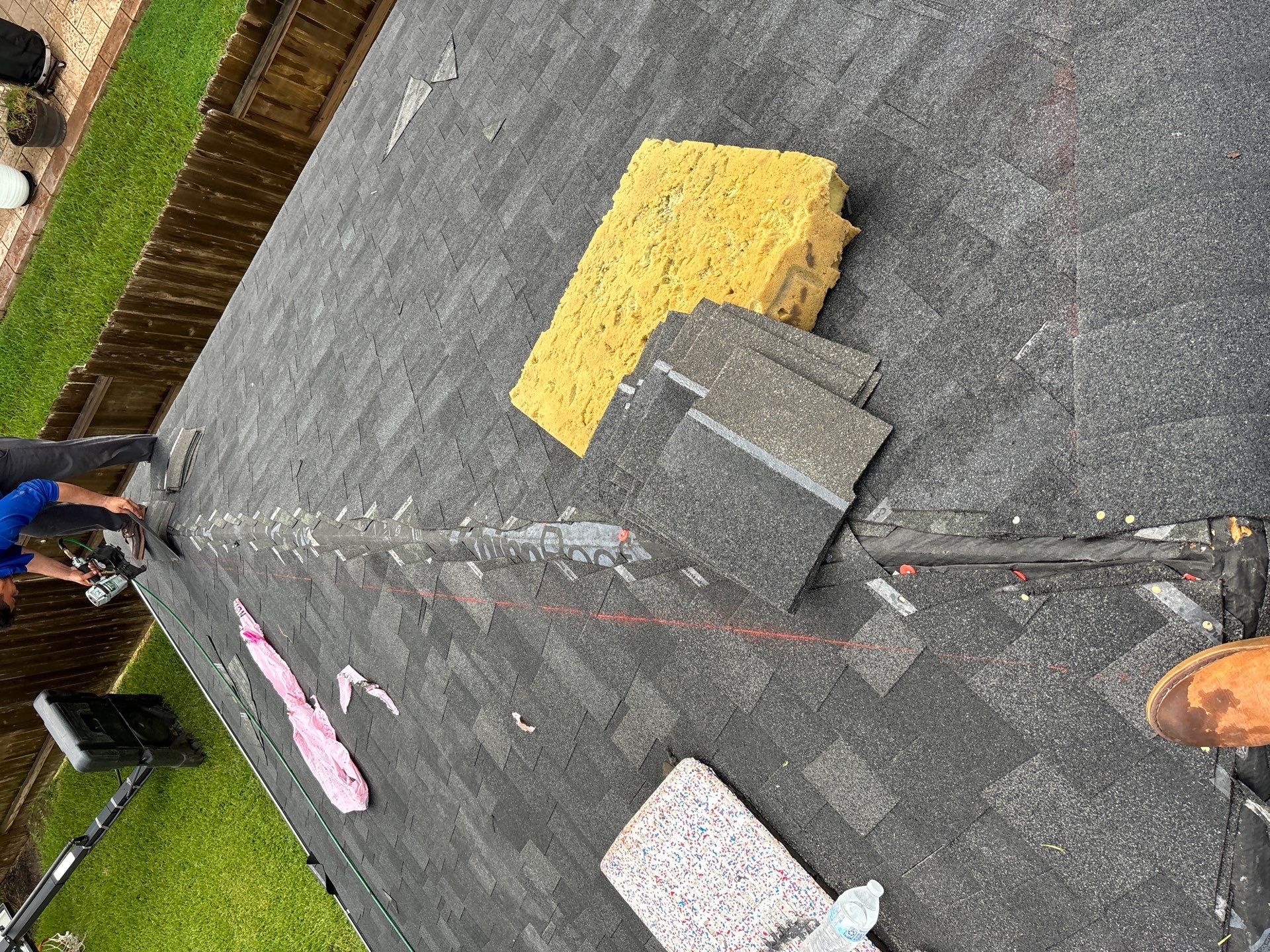 Residential Roofing Installation using Owen's Corning Duration (Lifetime) Shingles by Roof Repair Company