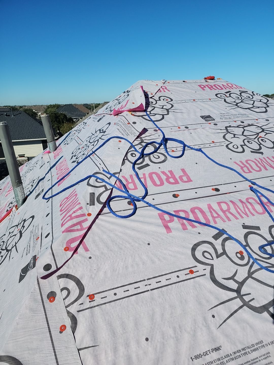 Residential Roofing Installation using Owen's Corning Duration (Lifetime) Shingles by Roof Repair Company