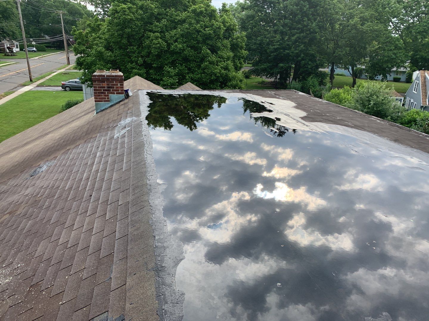 Residential Roofing Installation using Owens Corning Duration Driftwood by A Plus Exterior