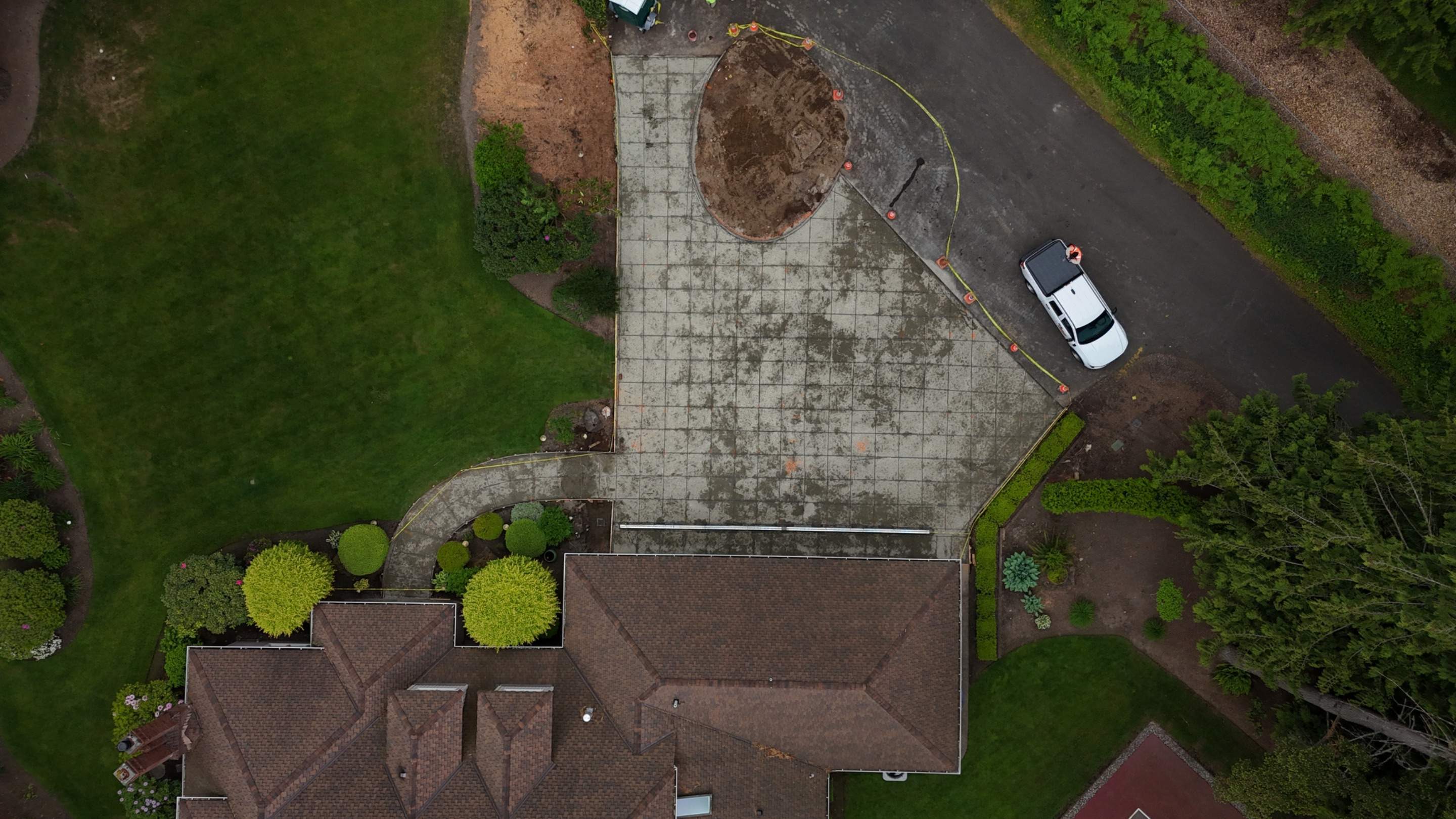 Stamped Concrete Driveway Renovation | Woodinville  by Jireh Asphalt & Concrete Inc 