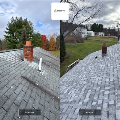 Epsom, NH Roof Replacement Using Owens Corning Duration Shingles in Sierra Gray