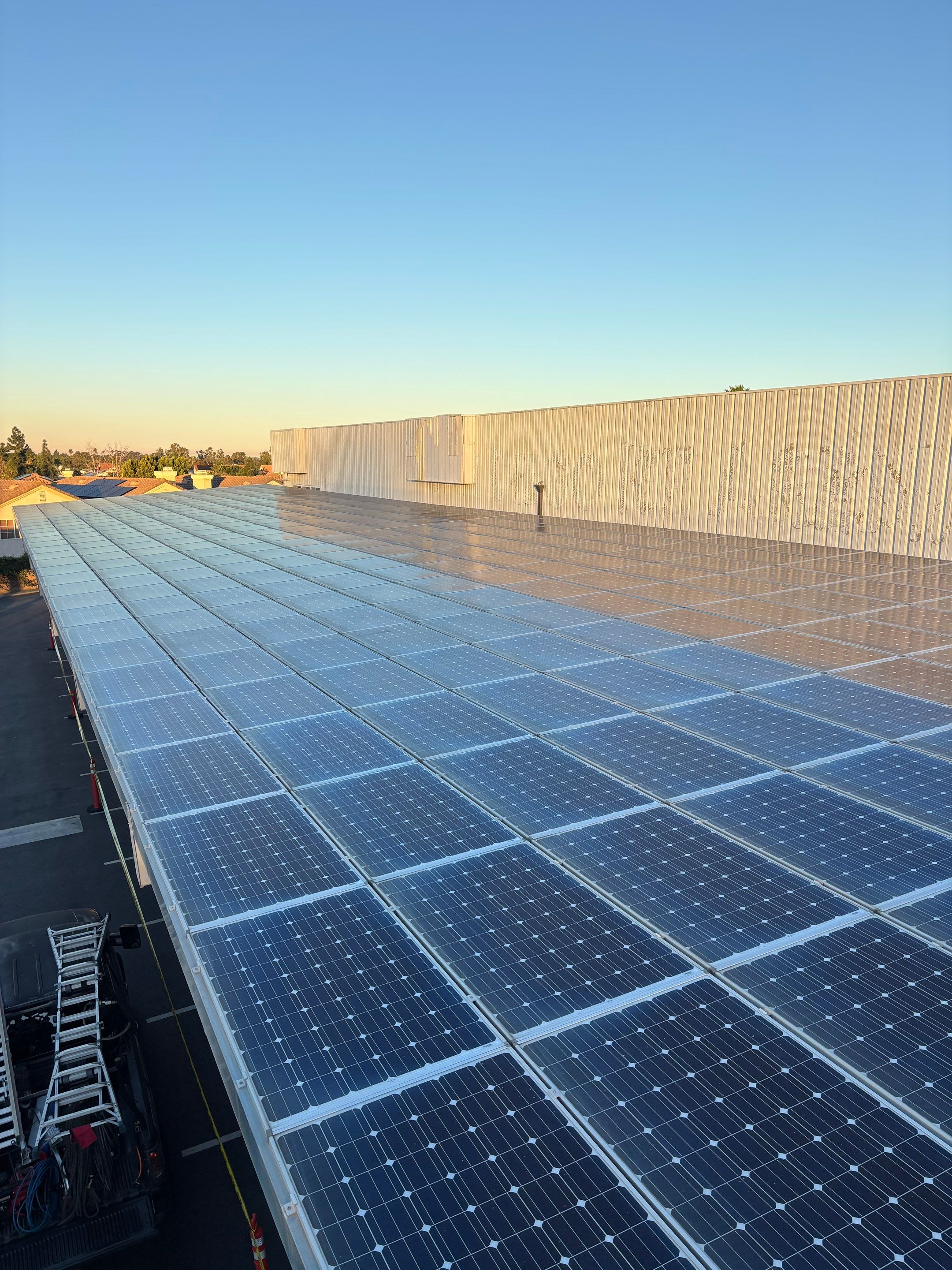Commercial Solar Panel Cleaning by Palm Coast Solar Cleaning