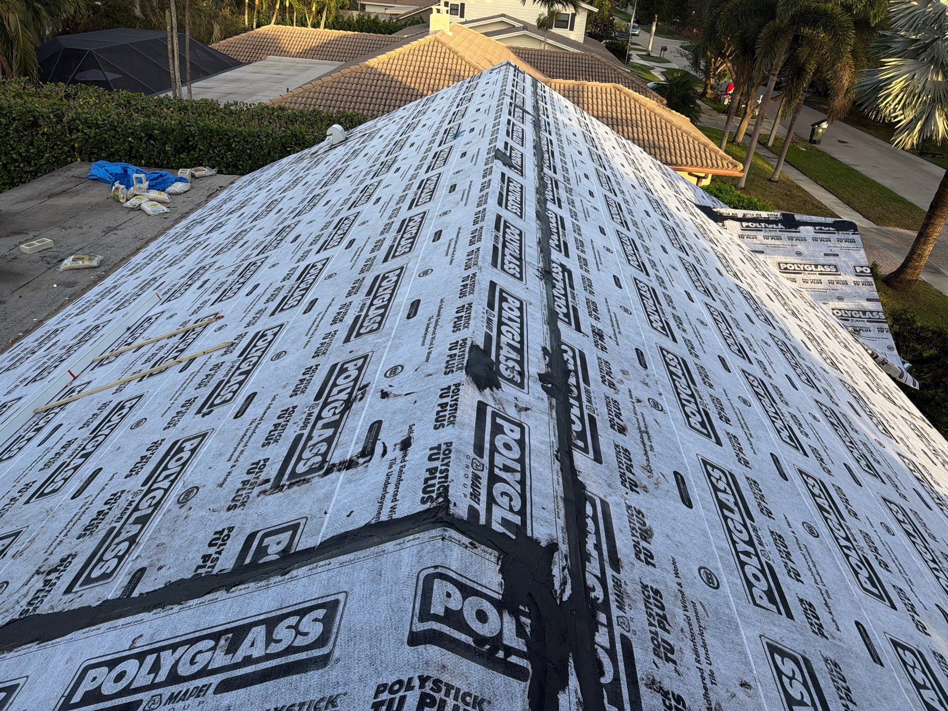 Residential Roofing Installation using WestLake Roofing Tile by BLUES BROTHERS ROOFING