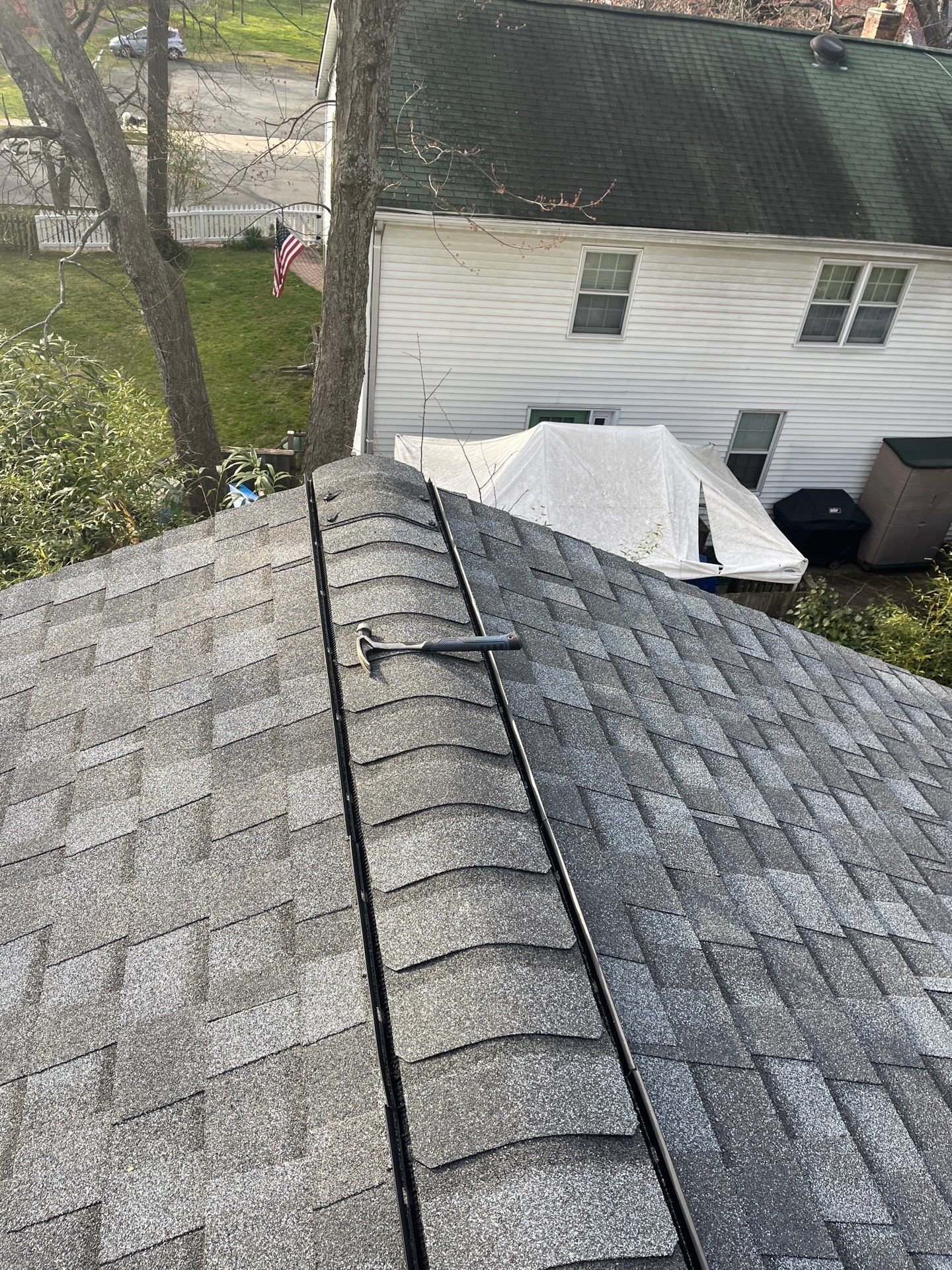 Falls Church Landmark Pro Roof in Max Def Pewter by RM Banning, Inc.