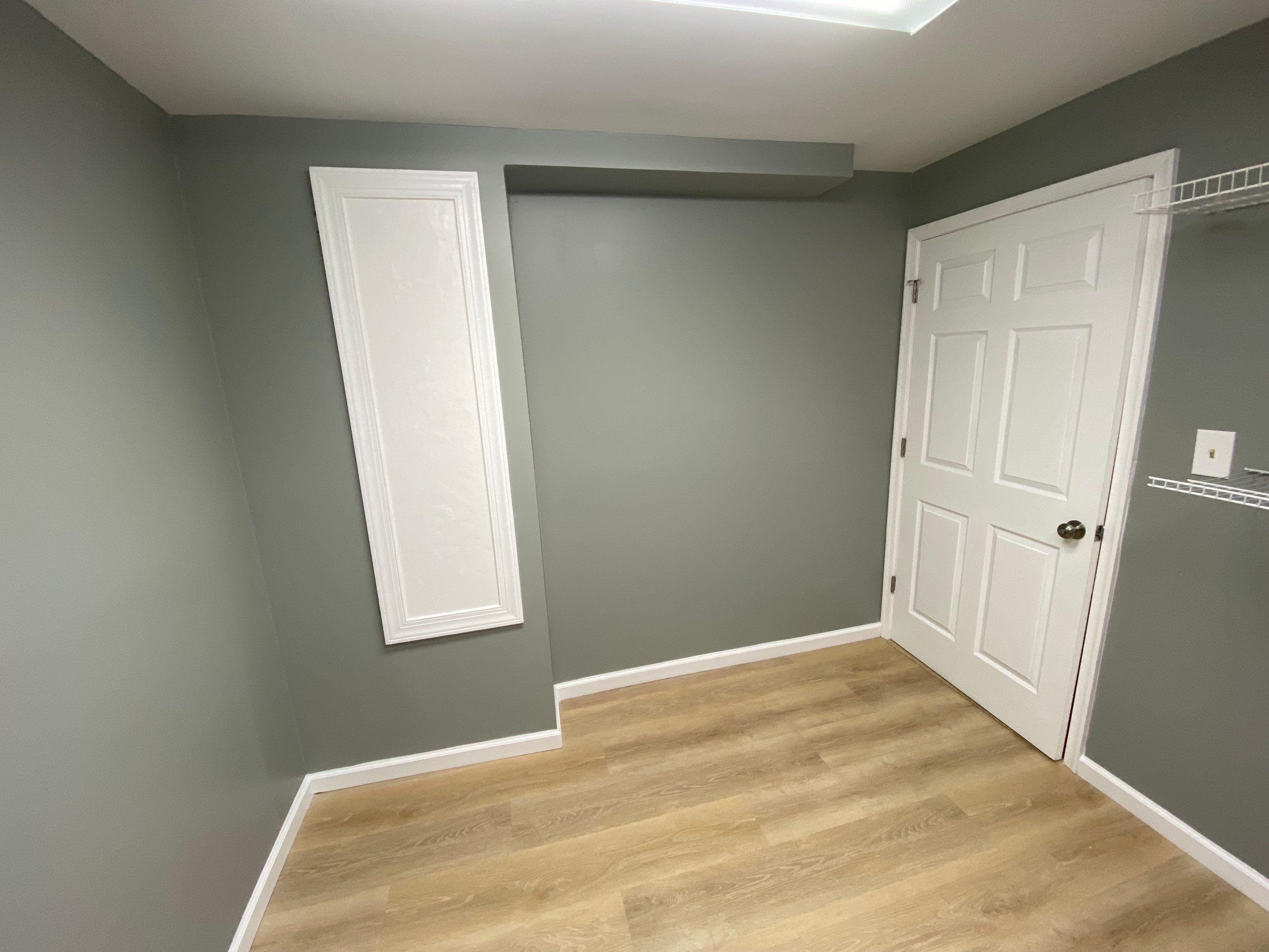 Laundry Room Redmodel using Lifeproof Luxury Vinyl Plank Flooring by The Smet Companies, LLC