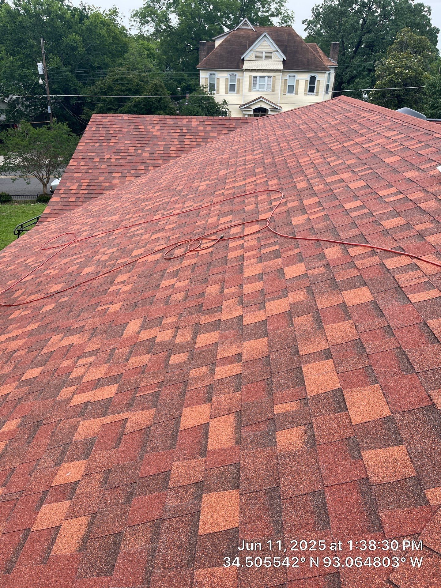 Asphalt Shingle and Flat Roof Replacement in Hot Springs by Temple Roofing and Exteriors