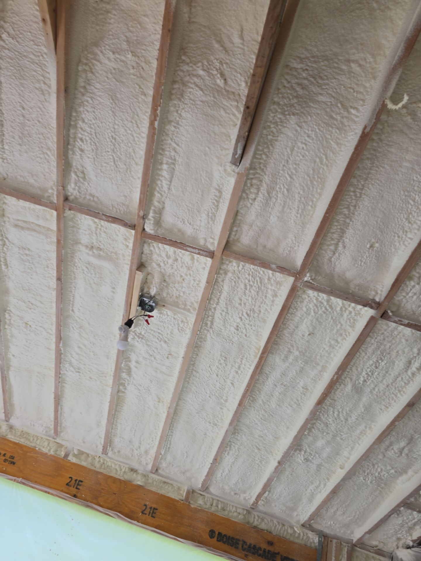 Attic Insulation using Closed Cell Spray Foam by NYS Foam & Energy