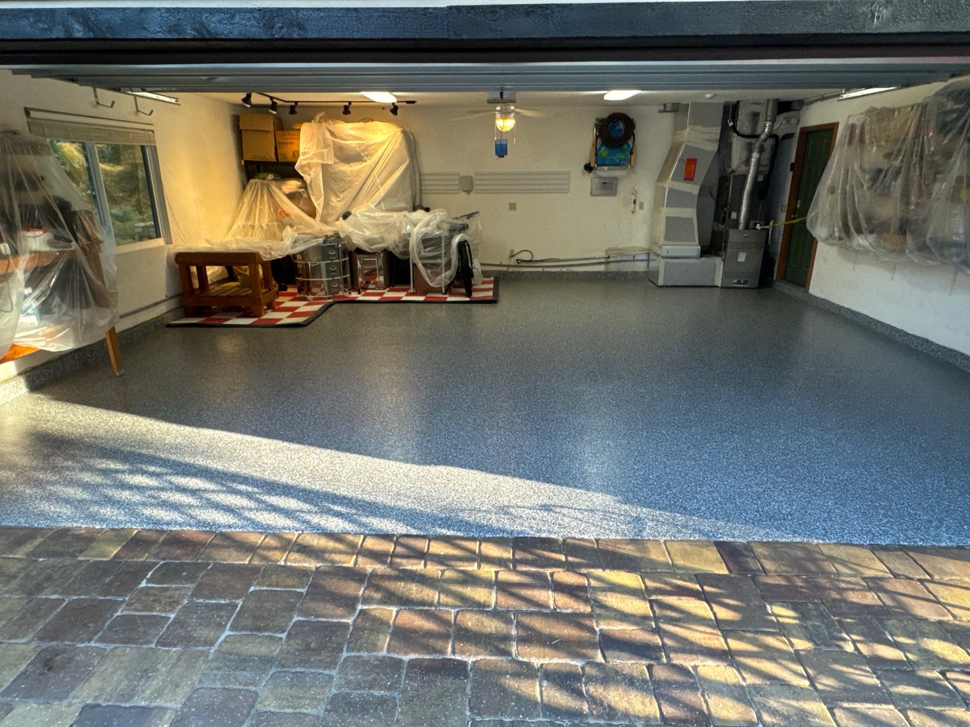 Garage in Gainesville, FL in Smoke by Cross Creek Concrete Coatings