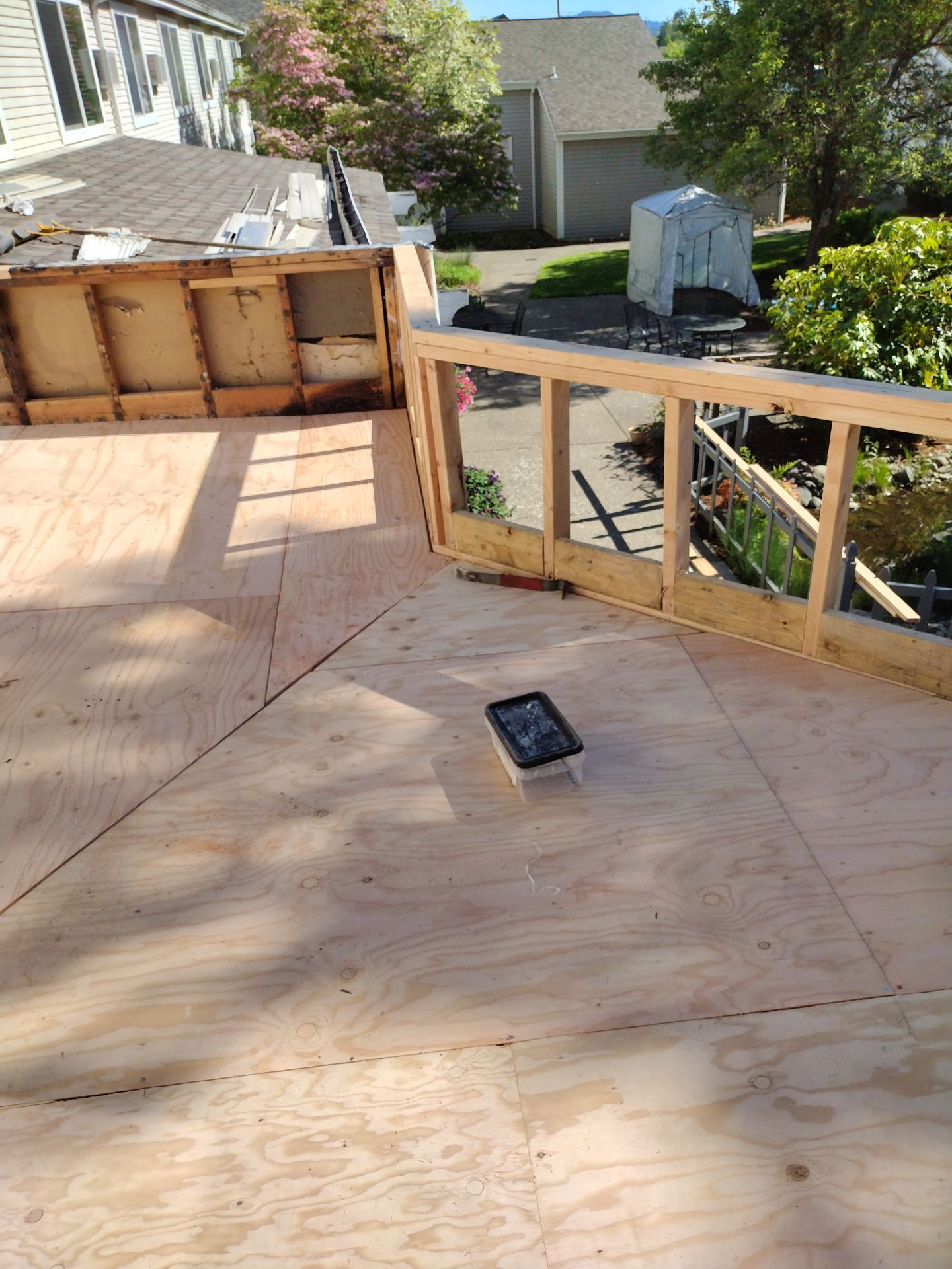 Dec-Tec Walkable Membrane using Dec-Tec (Color: Granite) by Orezona Building & Roofing Company, Inc.