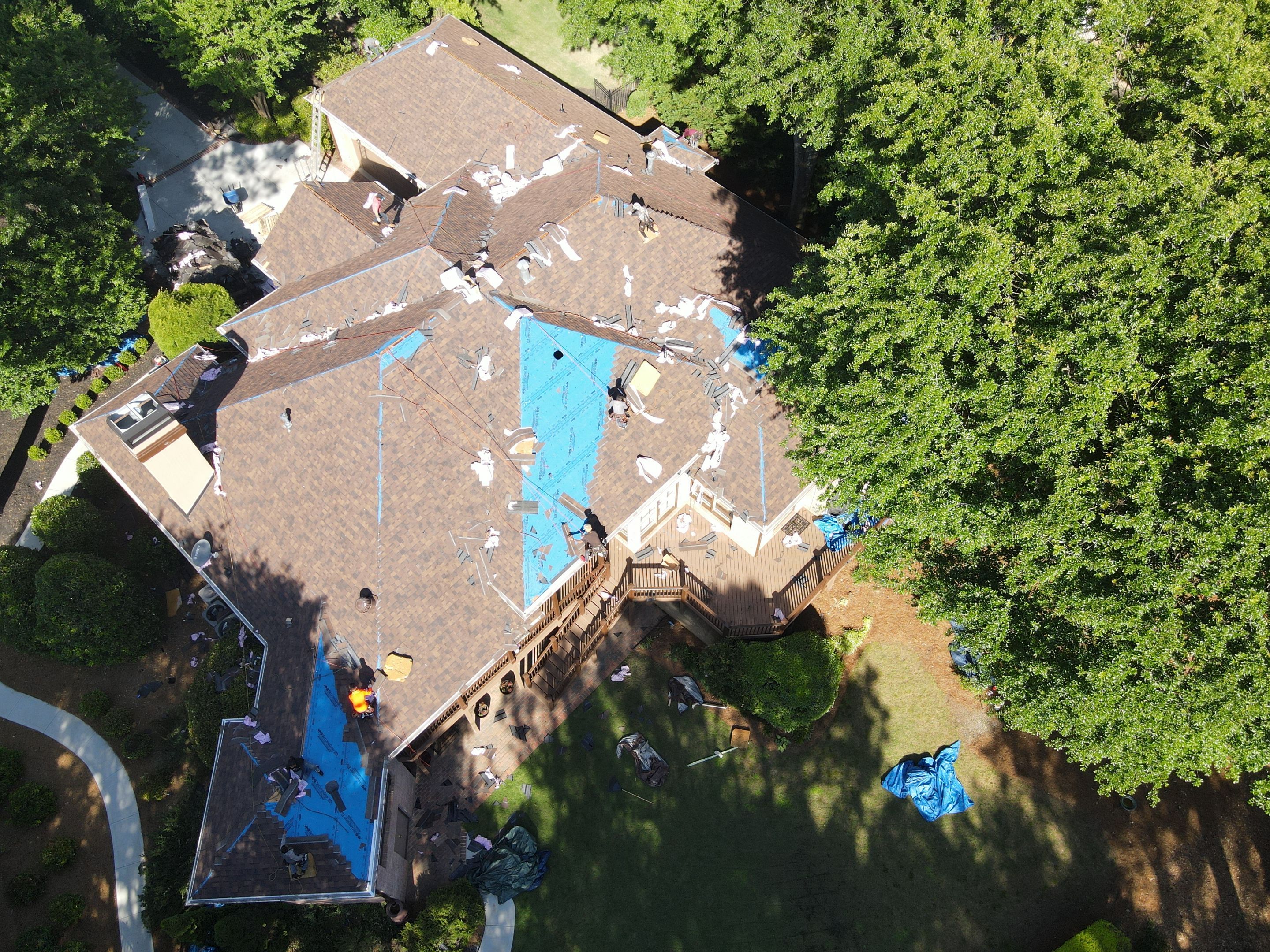 Residential Roofing Installation using Owens Corning by Inspector Roofing and Restoration