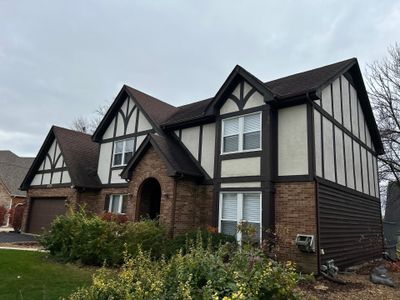 Turtle Shell gutter protection installation in Naperville, IL 60563, photograph 2