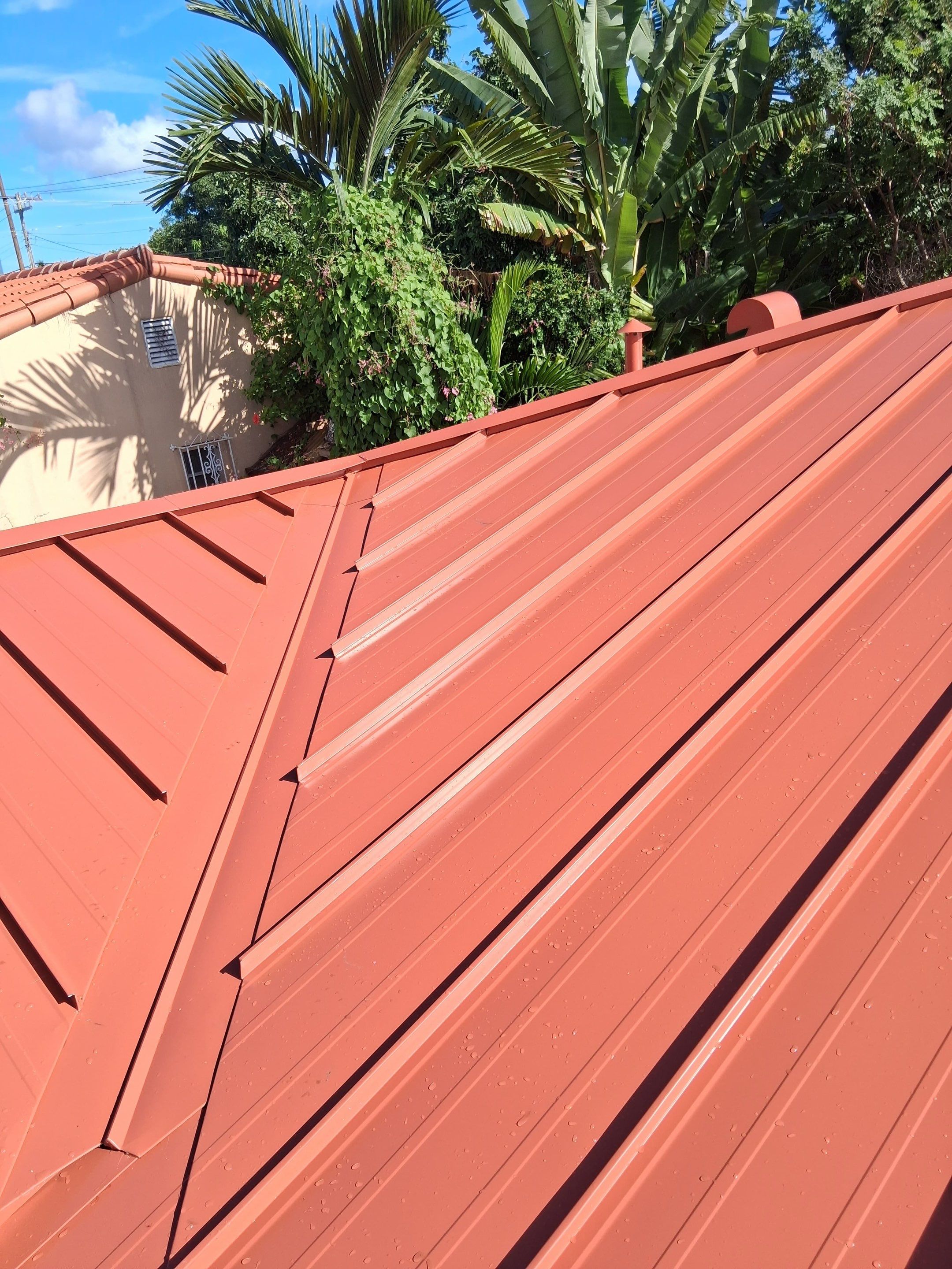 Metal Roof - Galvalume - Terracotta by Istueta Roofing