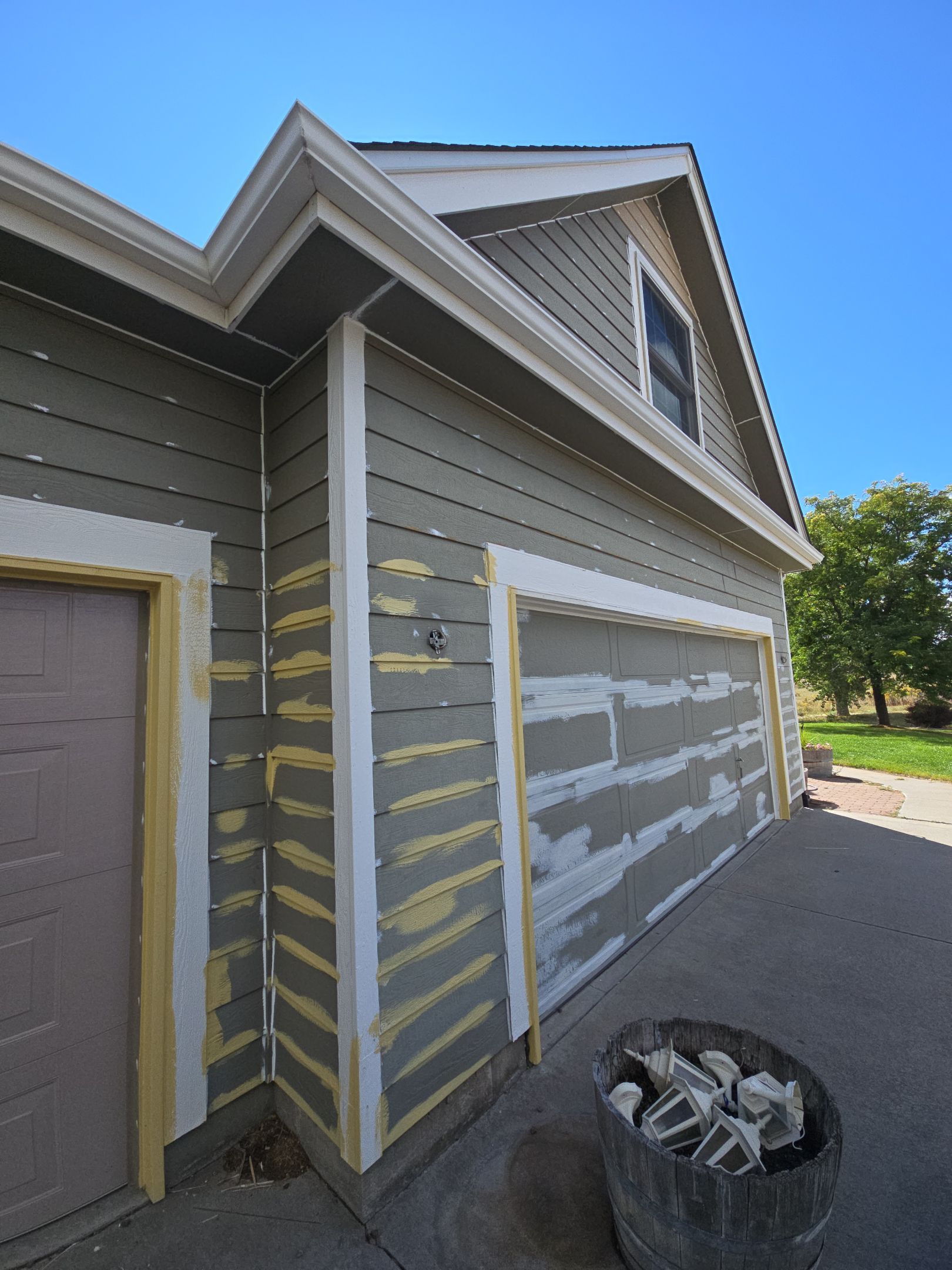 From Faded to Timeless: White & Black Exterior Renewal by J&M Painting LLC