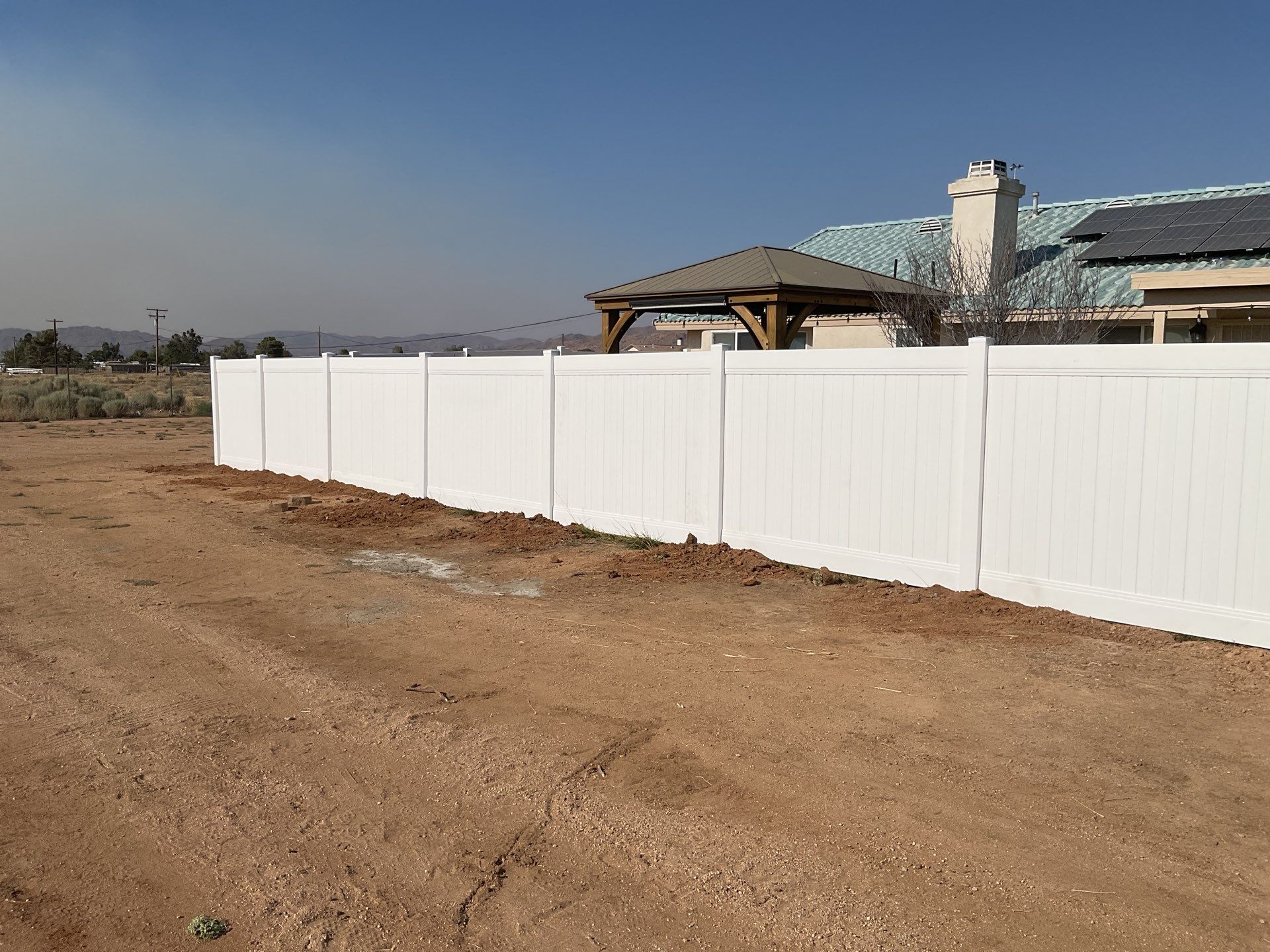Fence Installation using Vinyl by Fence Guys Inc. 