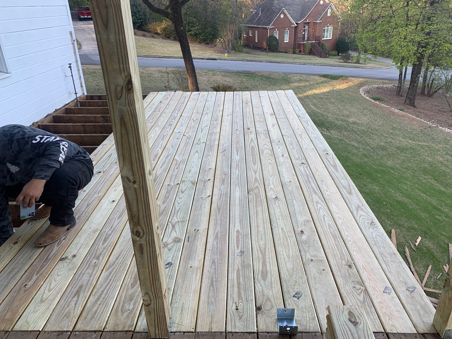 Shades Pointe Lane - Deck Installation  by Pillar and Pine