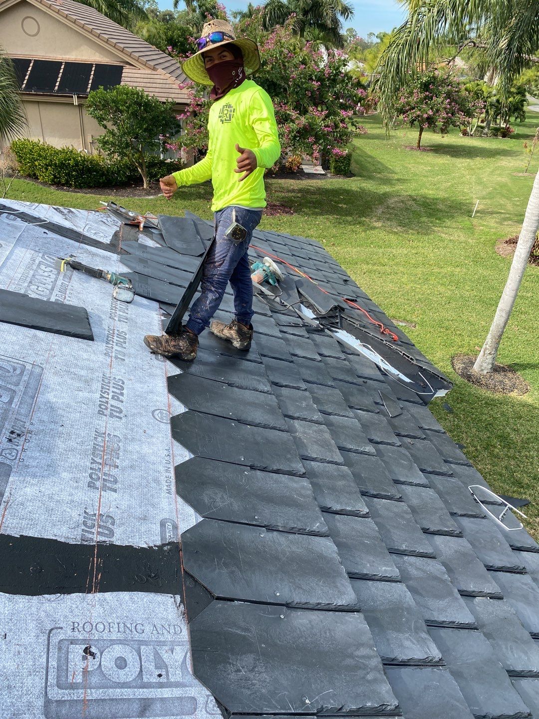 Residential Roofing with Brava Composite Slate  by International Roofing