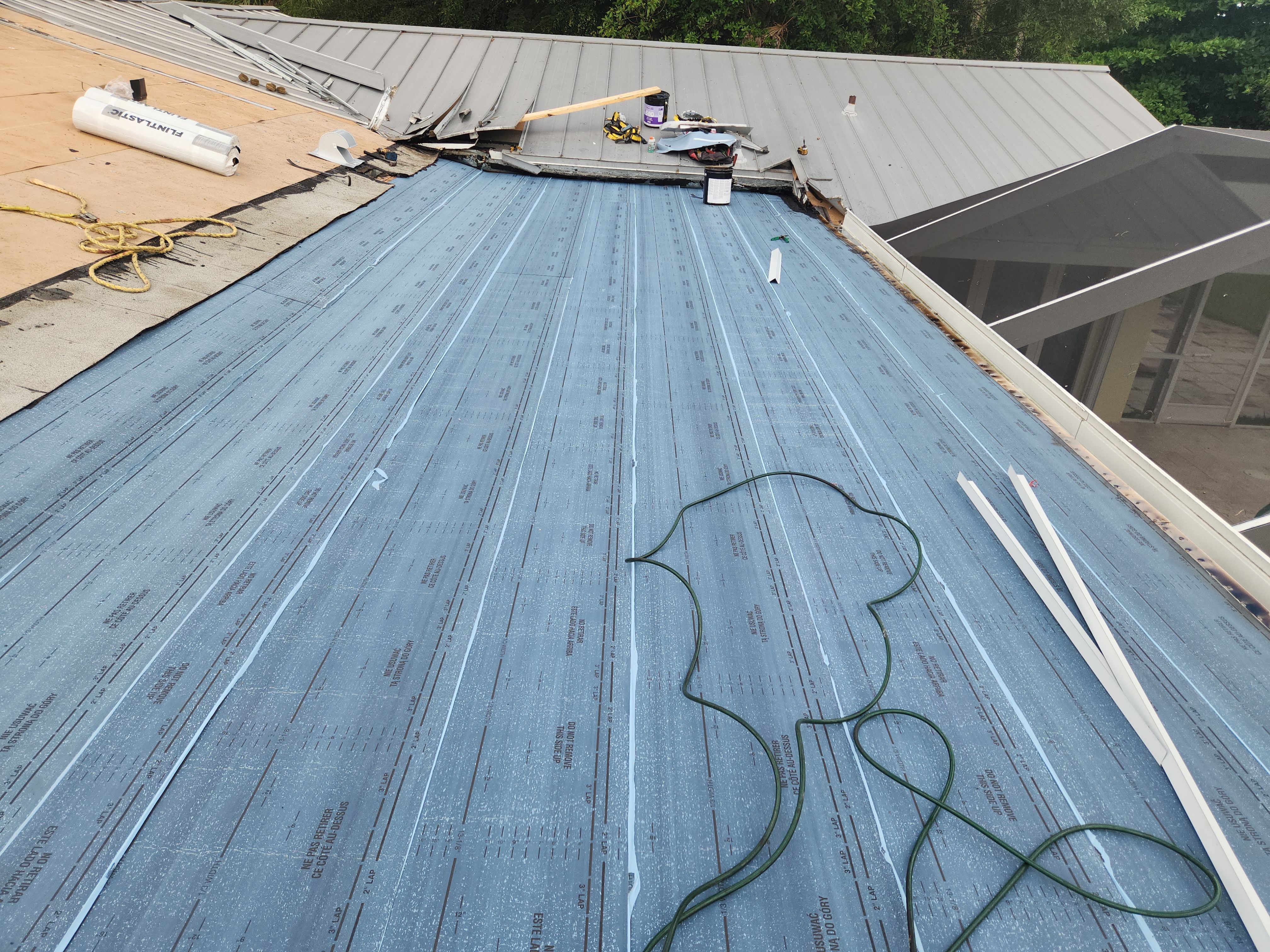 Flat Roof Replacement and Fascia Repair in Margate by Aastro Roofing