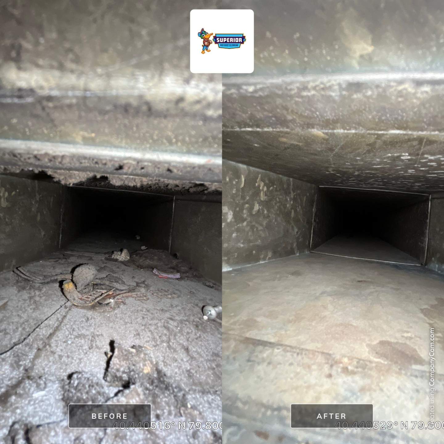 Air Duct Cleaning With a Vacuum Truck in Pittsburgh, PA by Superior Air Duct Cleaning