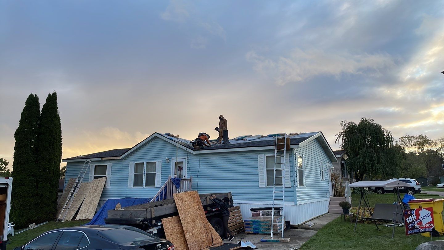 Roof Replacement using CertainTeed Landmark by 180 Contractors