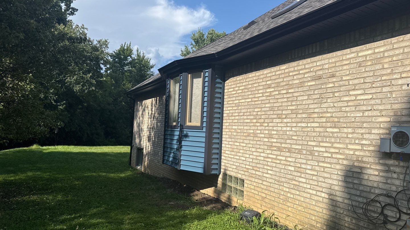 Siding Replacement using Alside Charter Oak D4.5" Laguna Blue by 180 Contractors