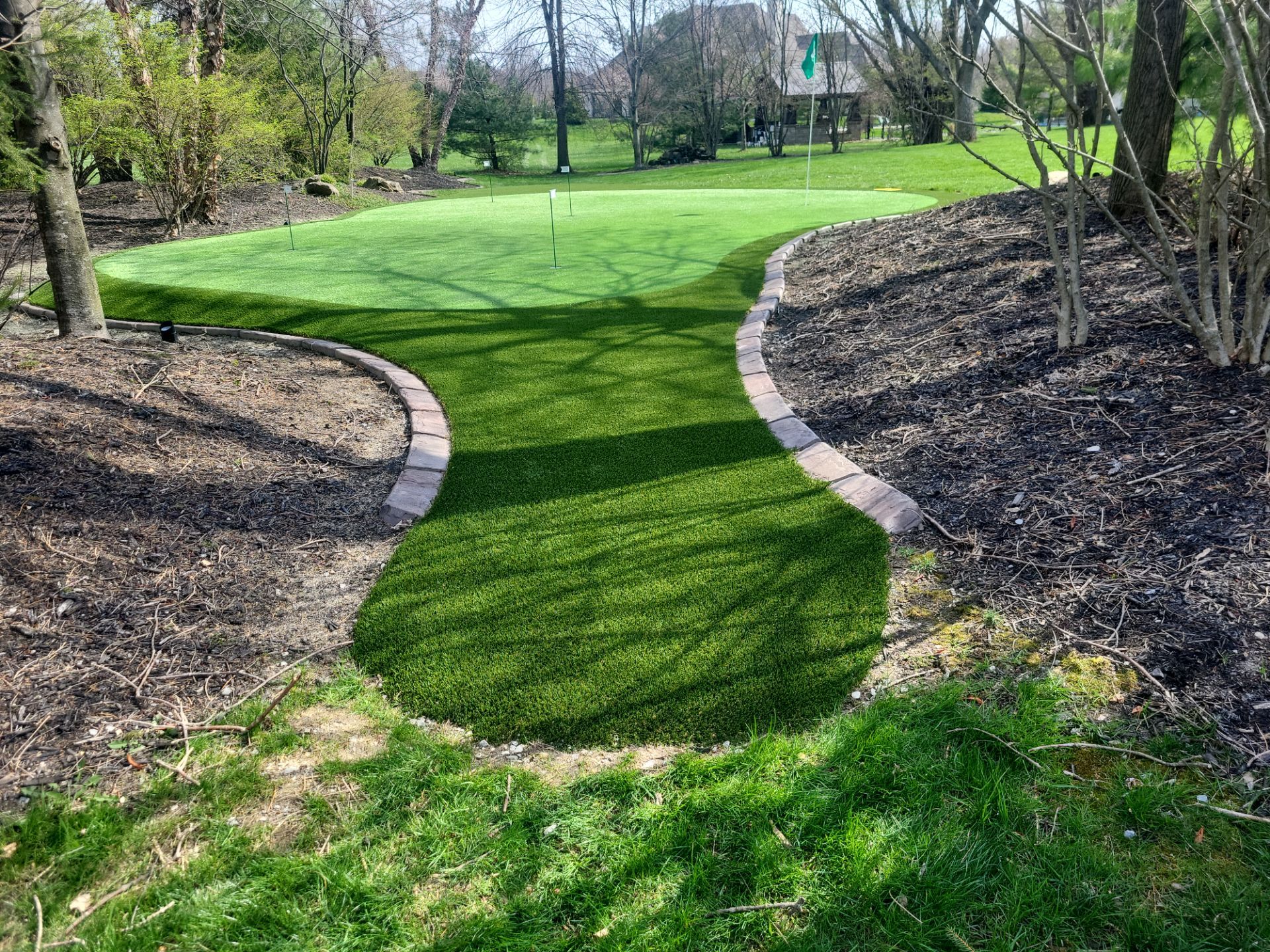 Backyard Practice Green Indianapolis, IN by Southwest Greens Midwest