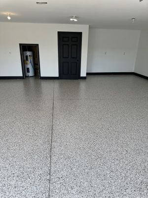 Garage Floor Coating using Coyote
