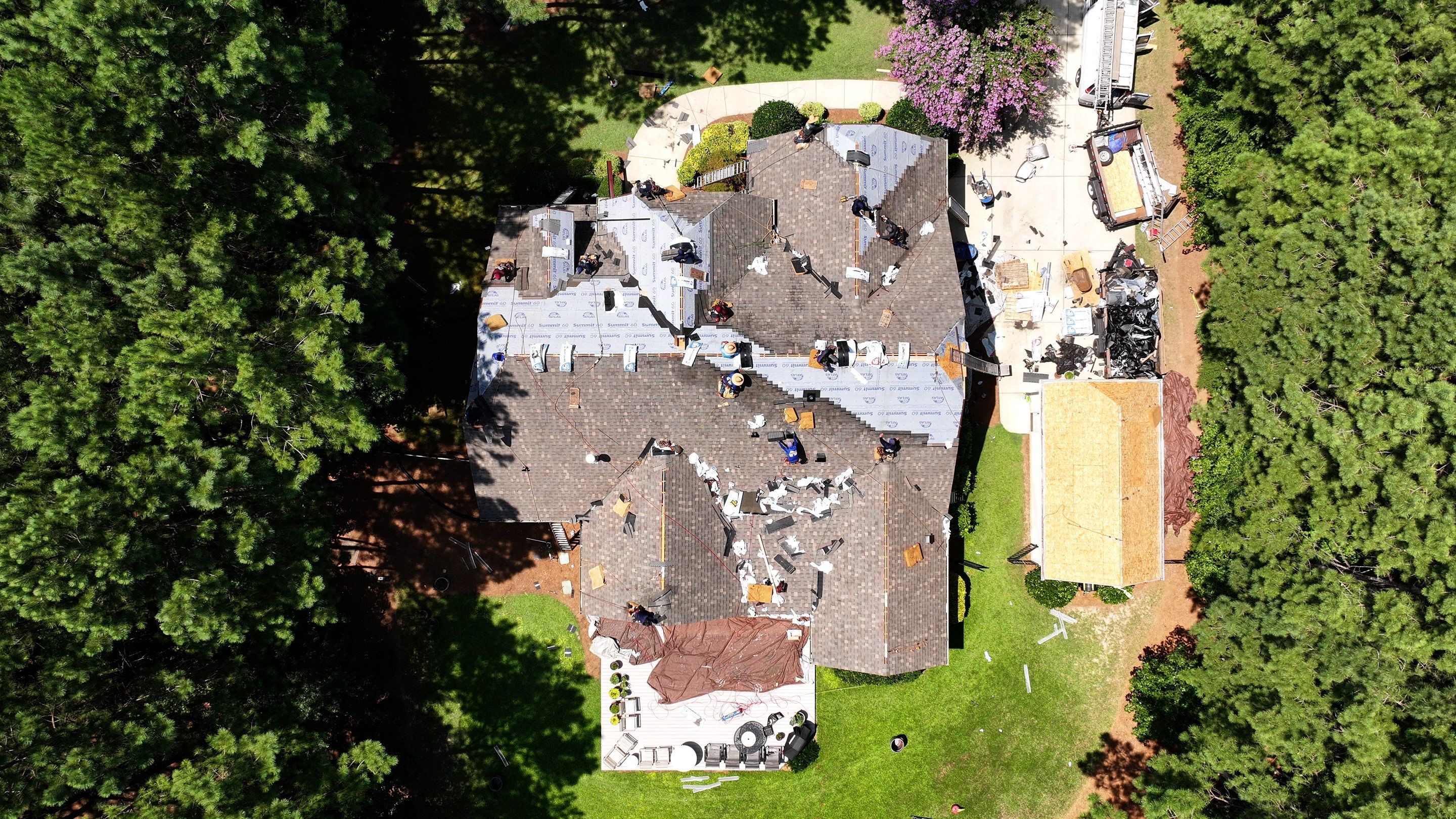 Project in Creedmoor - Atlas StormMaster Shake Weathered Wood by Pro Performance Roofing