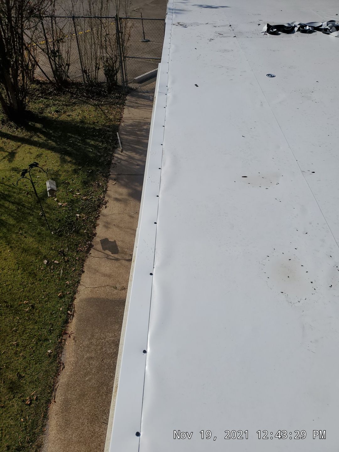 Commercial Roofing Installation using 50 mil PVC by Hostetler Roofing