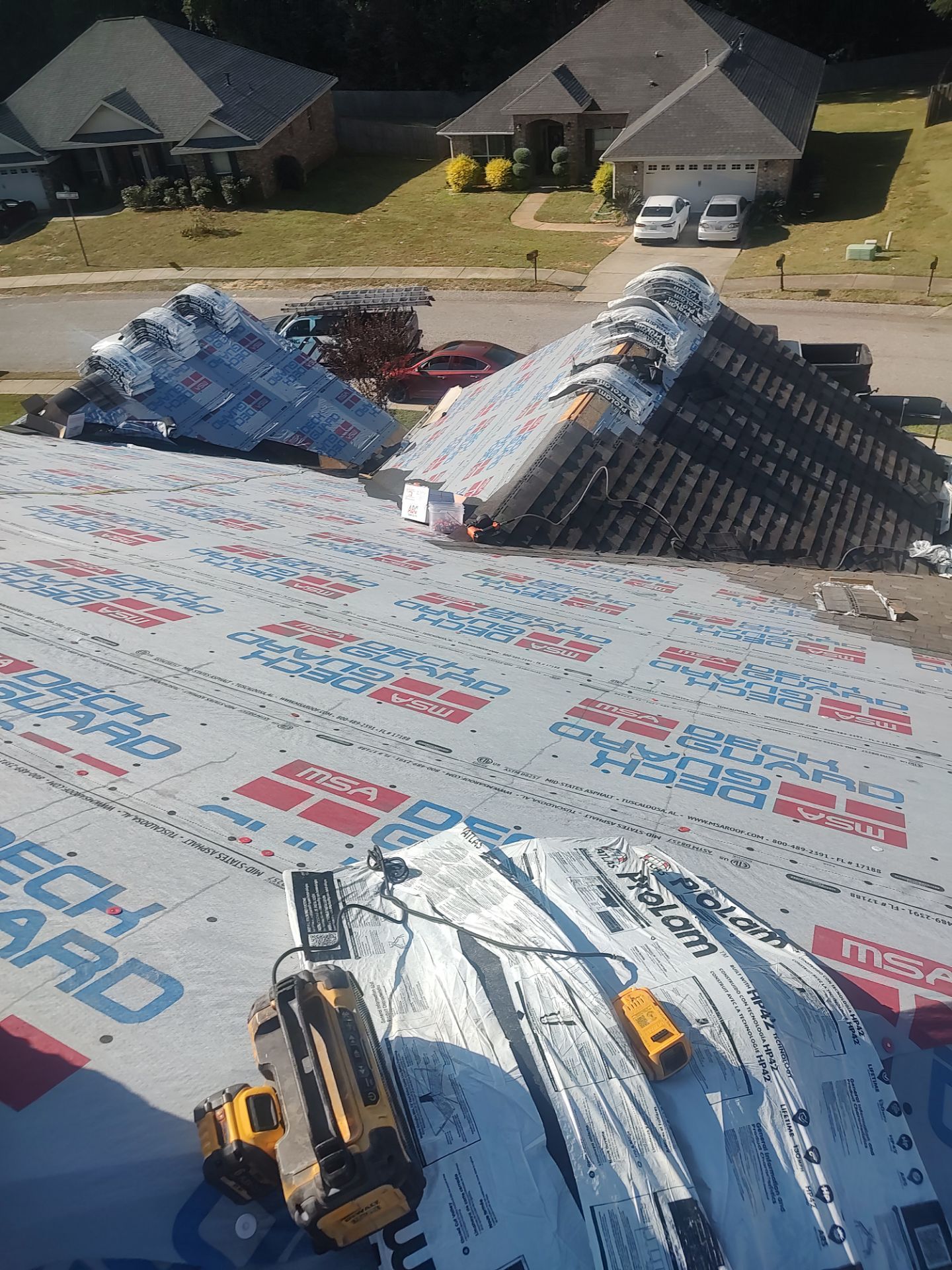 Residential Roof Replacement using ATLAS PROLAM WEATHER WOOD by Elite Roofing LLC
