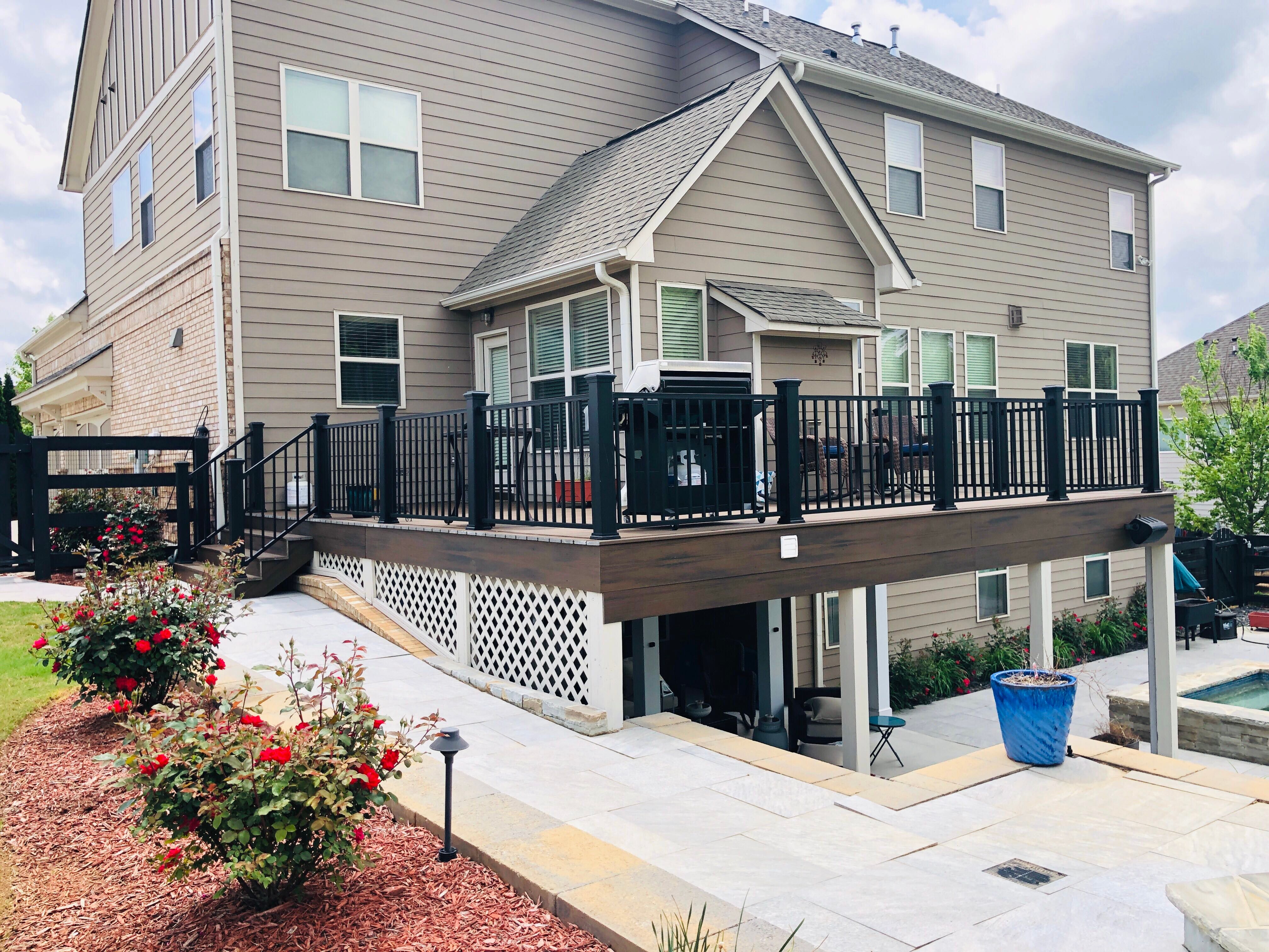 Composite Deck Installation and Railing Upgrade in Woodstock, Georgia by Swift Home Renovations