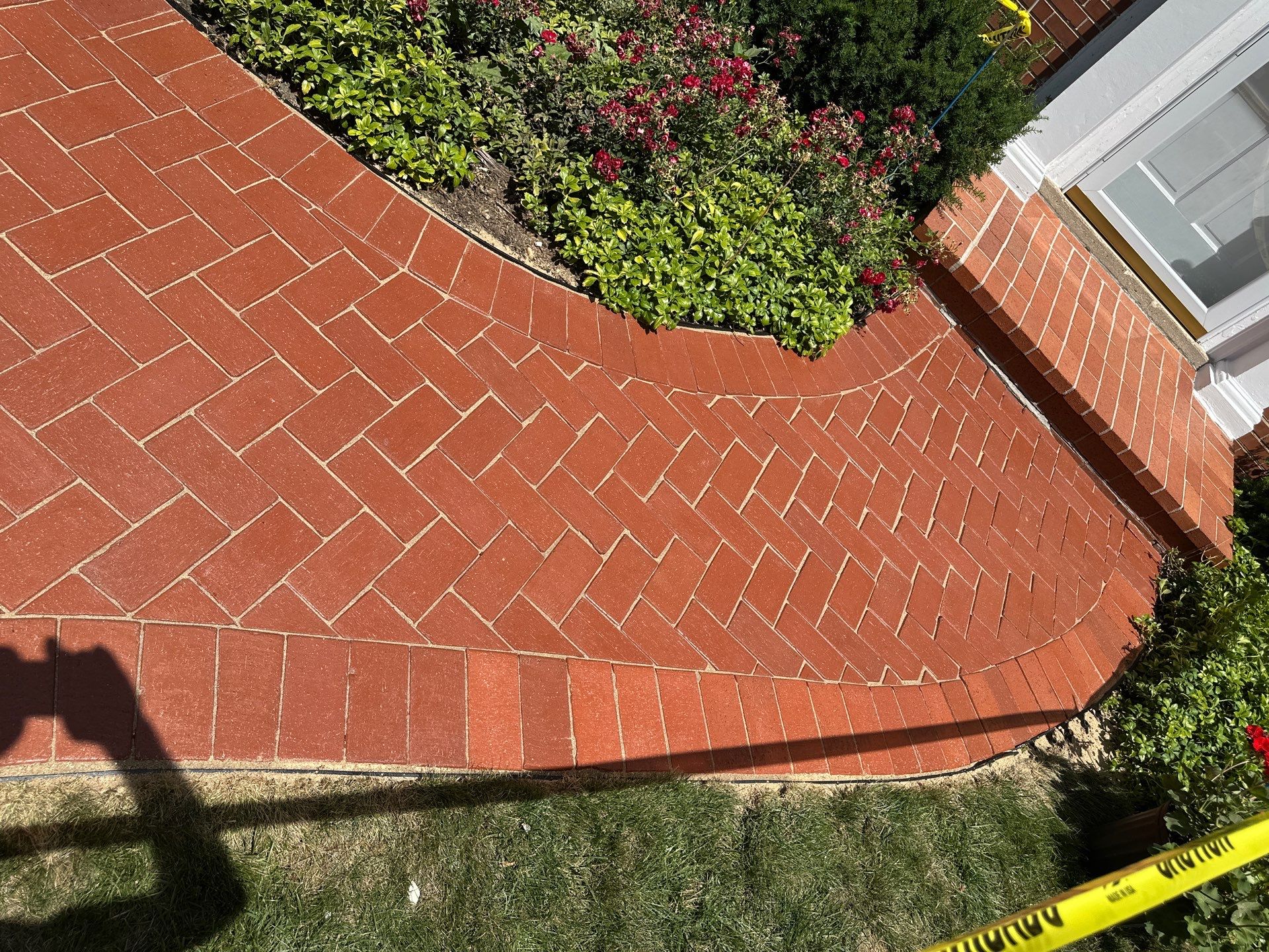 Brick Paver cleaning, sanding, seal by Northern Power Washing LLC.