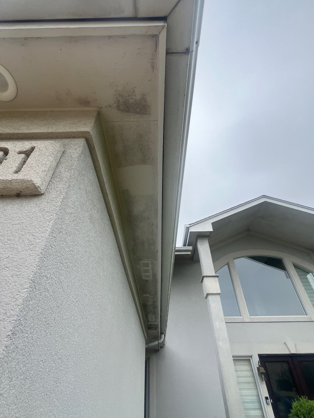 dryvit using Algaecide, soft wash soap by Northern Power Washing LLC.