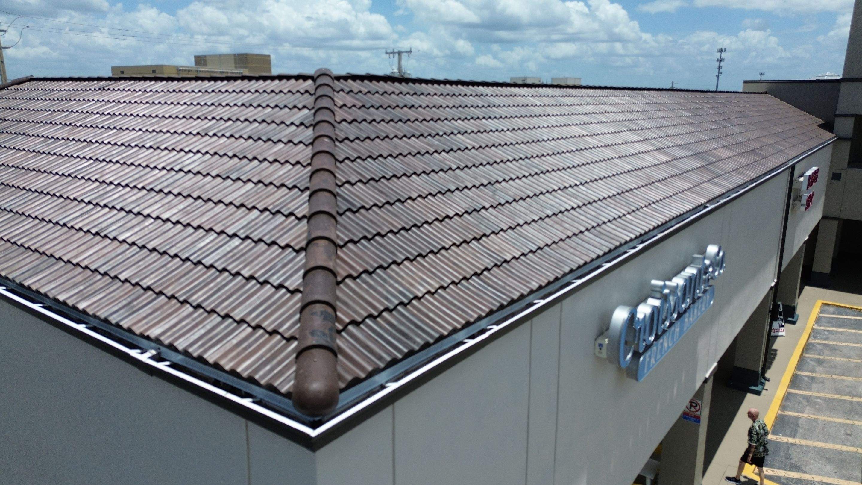 Commercial Install Brava Spanish Tile in Venice Florida by International Roofing