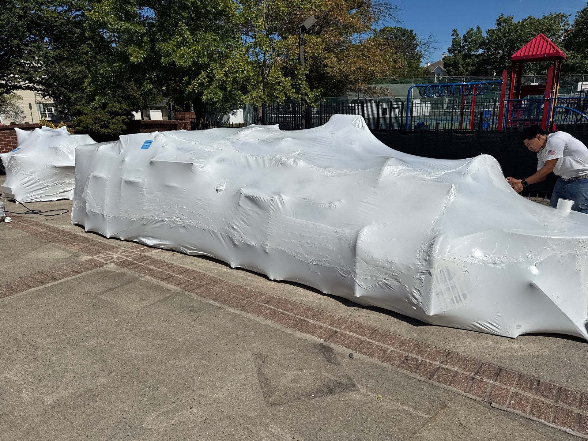 Shrink Wrapping in North Brunswick, NJ by Clearview Washing