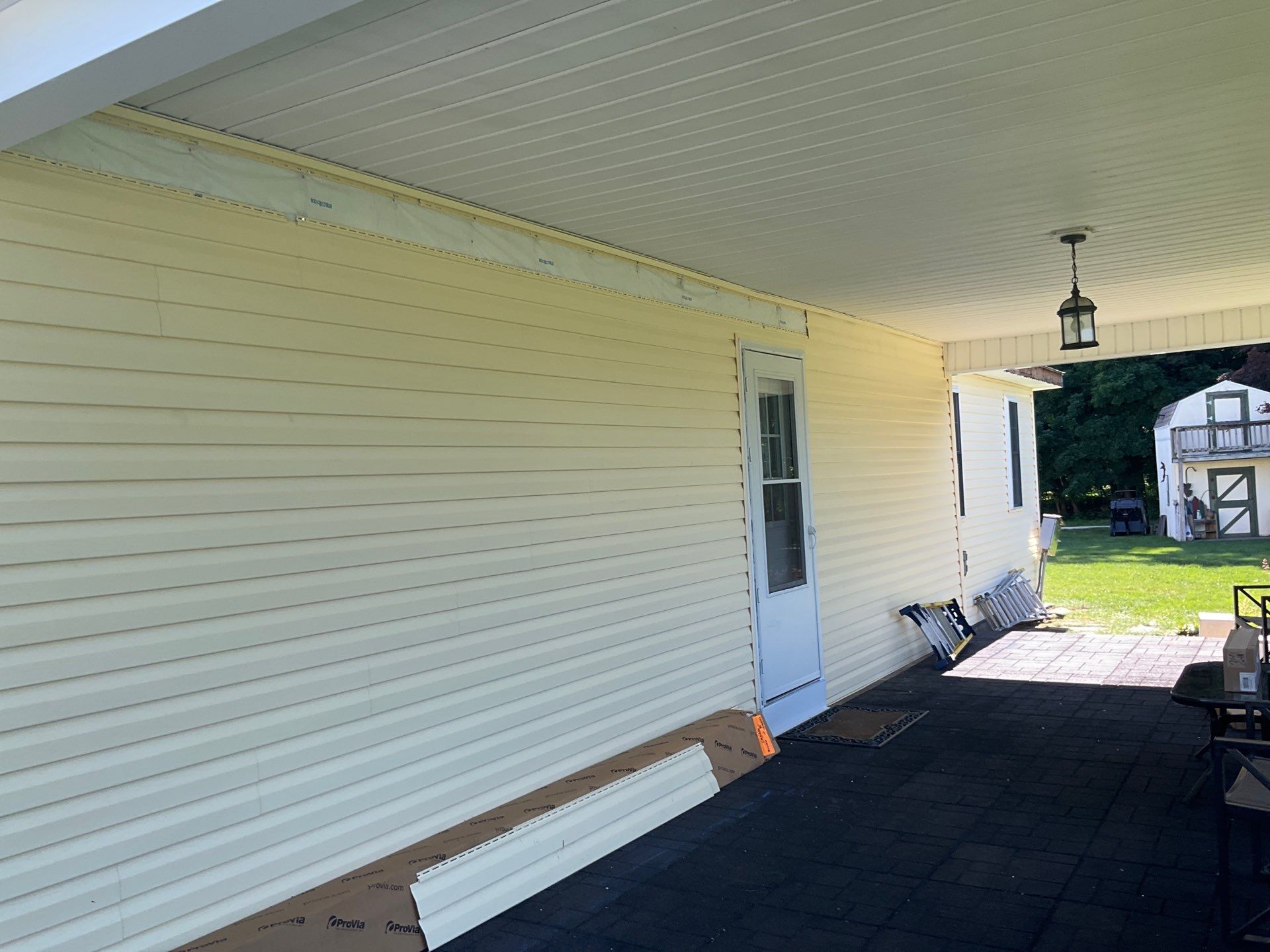 Halifax Vinyl Siding Replacement and French Door Installation by Esh Builders