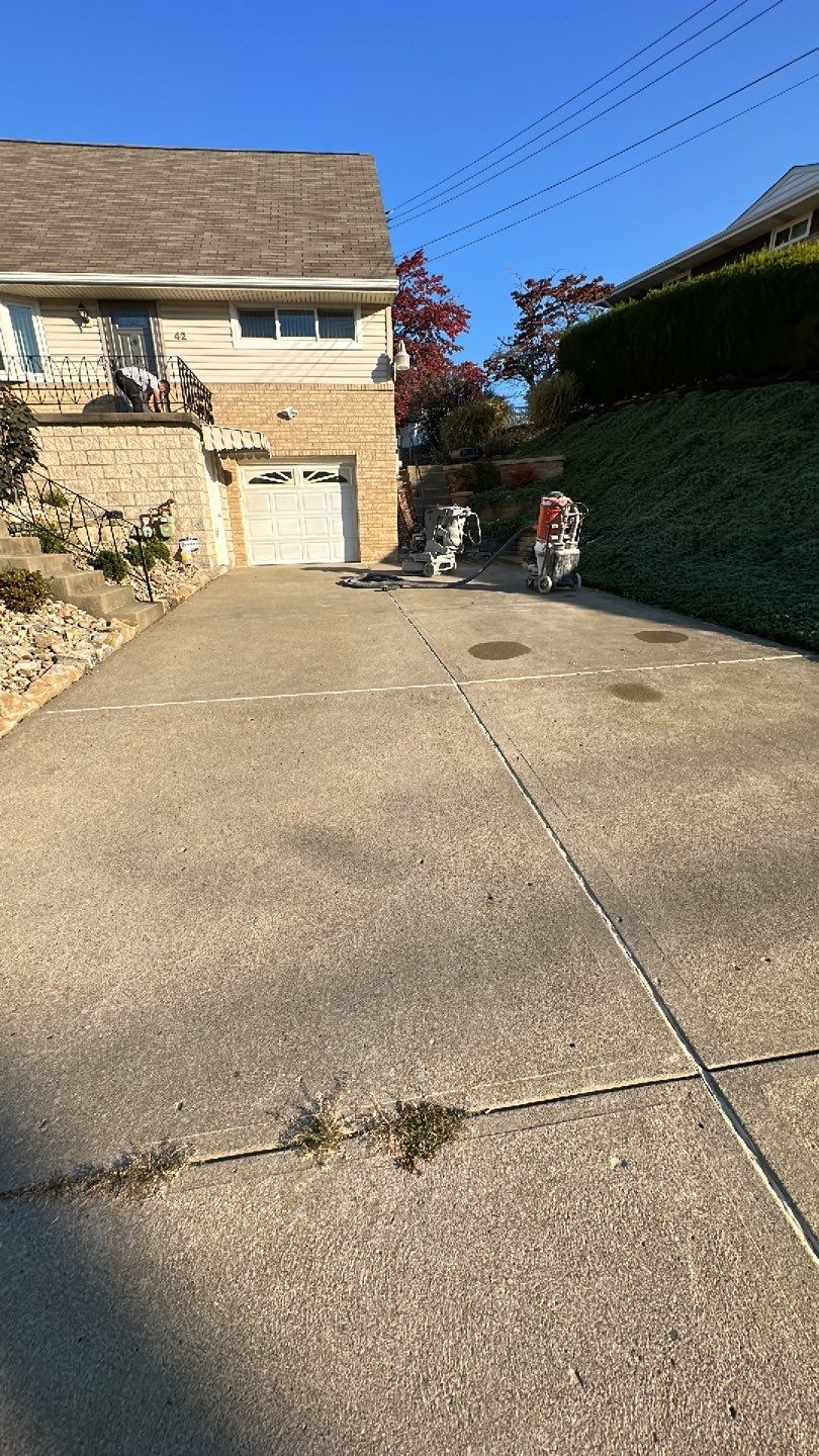 Driveway + Porch + Steps + Walkway Project in Robinson by Floors in a Day, Inc