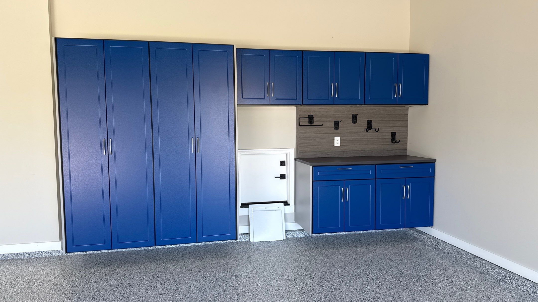 Rachael New Floor and Storage Makes All the Difference by Banner Garage