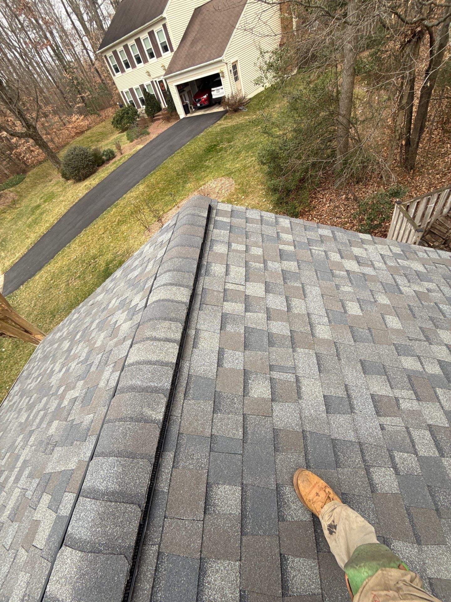 Fairfax Station :Residential Roof Replacement with CertainTeed Landmark Pro in Max Def Drift Wood  by RM Banning, Inc.