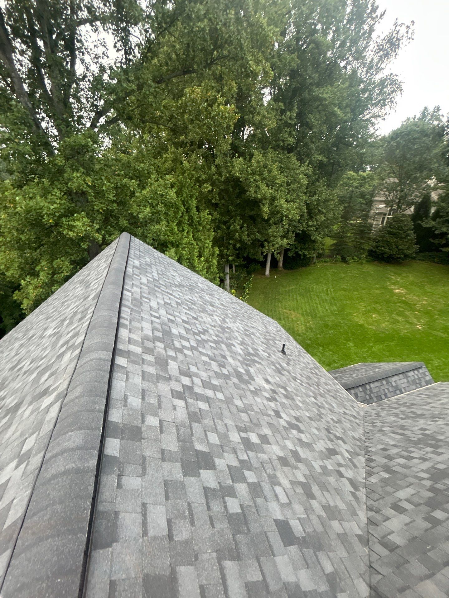 Great Falls : residential Roof with CertainTeed Landmark Pro in Max Def Moire Black  by RM Banning, Inc.