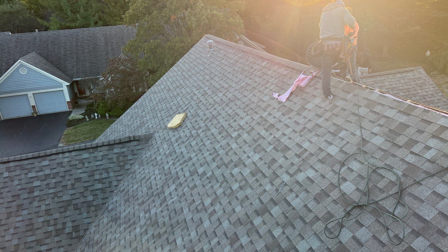 Residential Roofing Installation using Duration Series Shingles - Driftwood by RoofX 